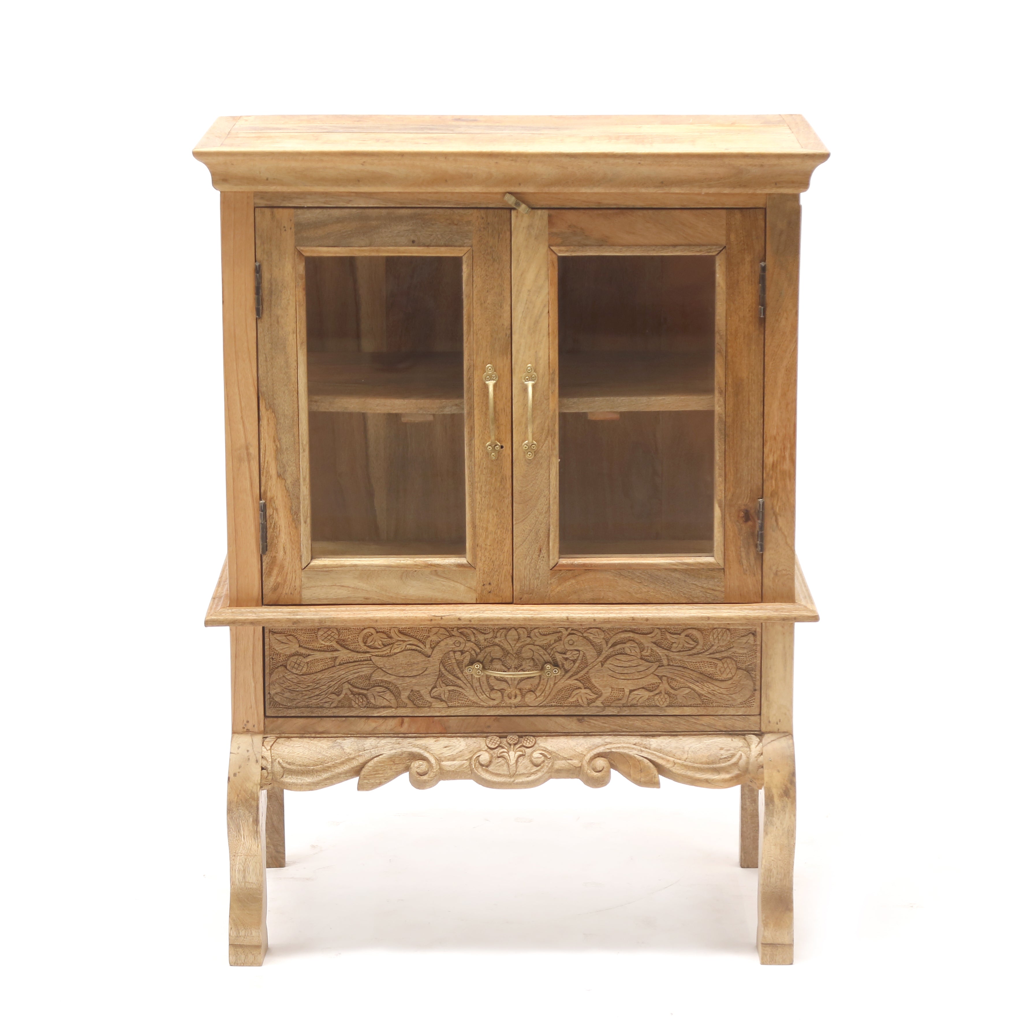 Intricate Designed Wooden Cabinet Cupboard