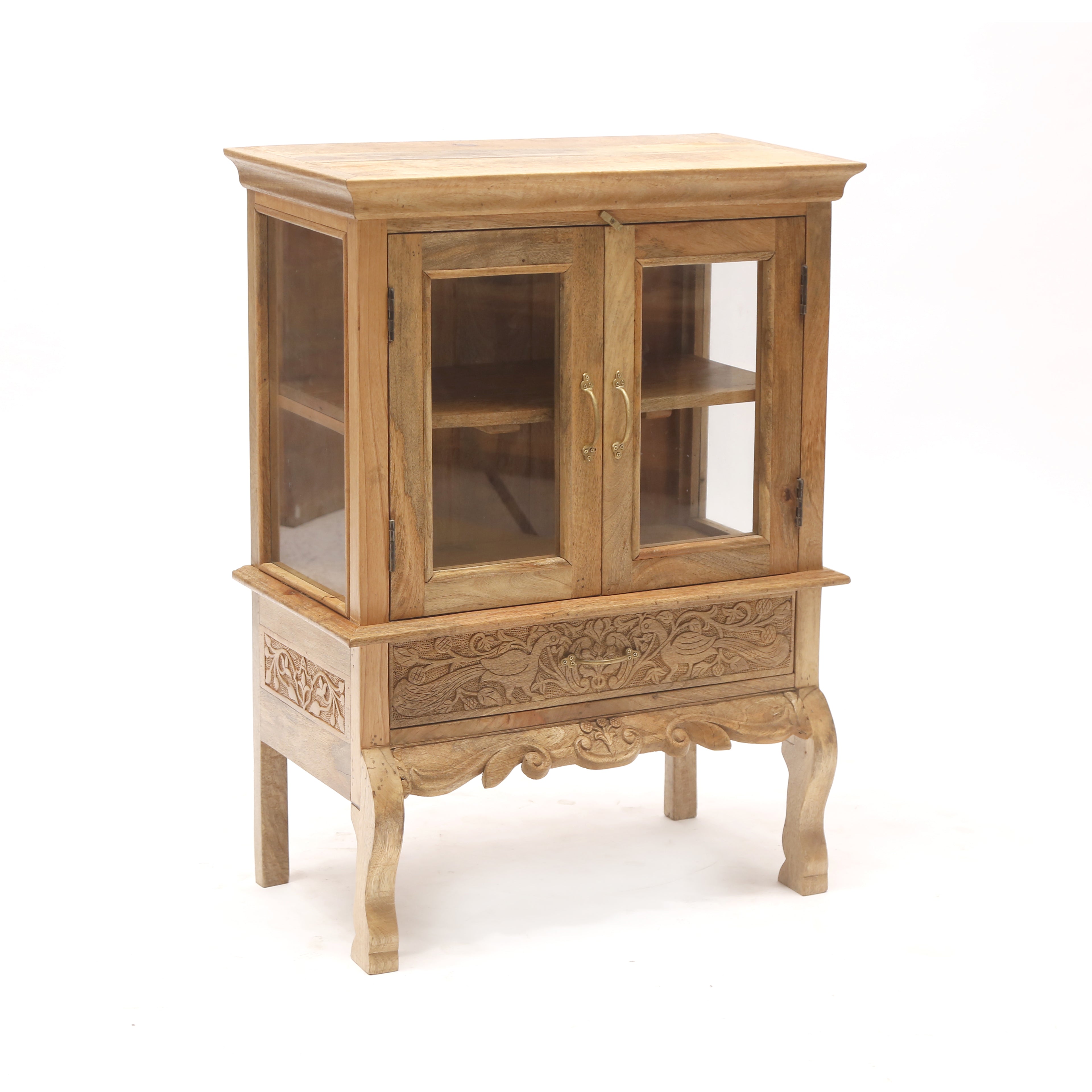 Intricate Designed Wooden Cabinet Cupboard