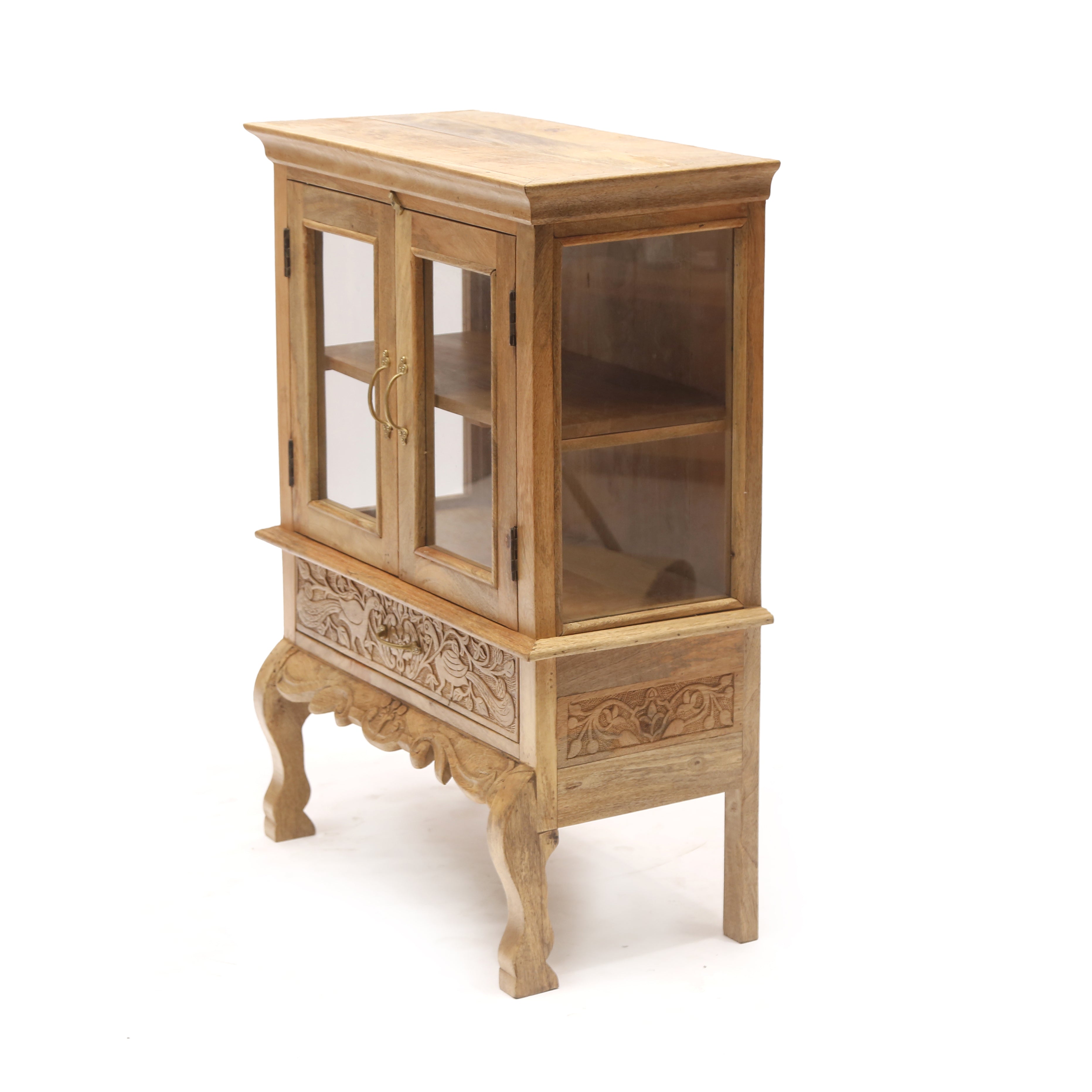 Intricate Designed Wooden Cabinet Cupboard