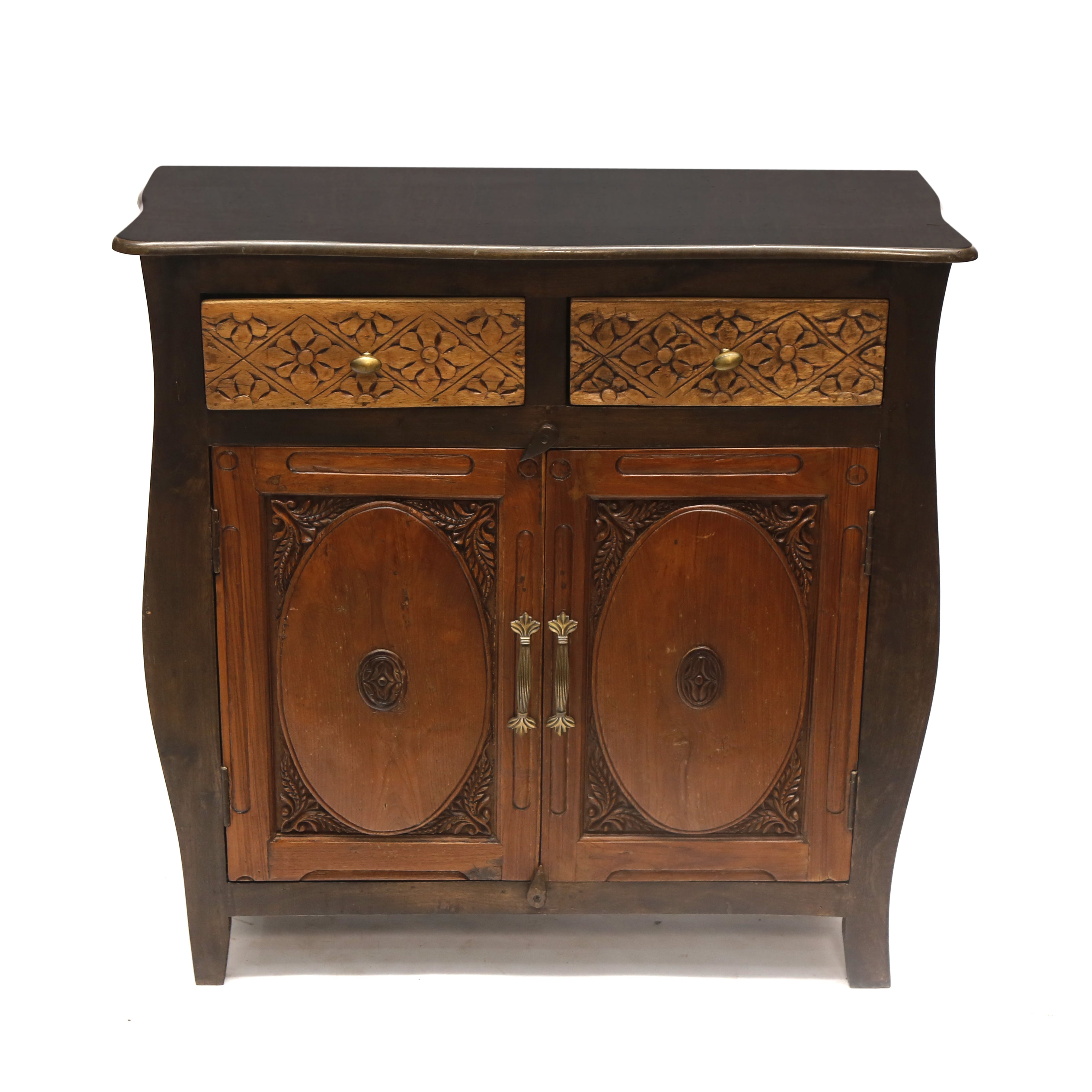 Floral Carved Cabinet Cupboard