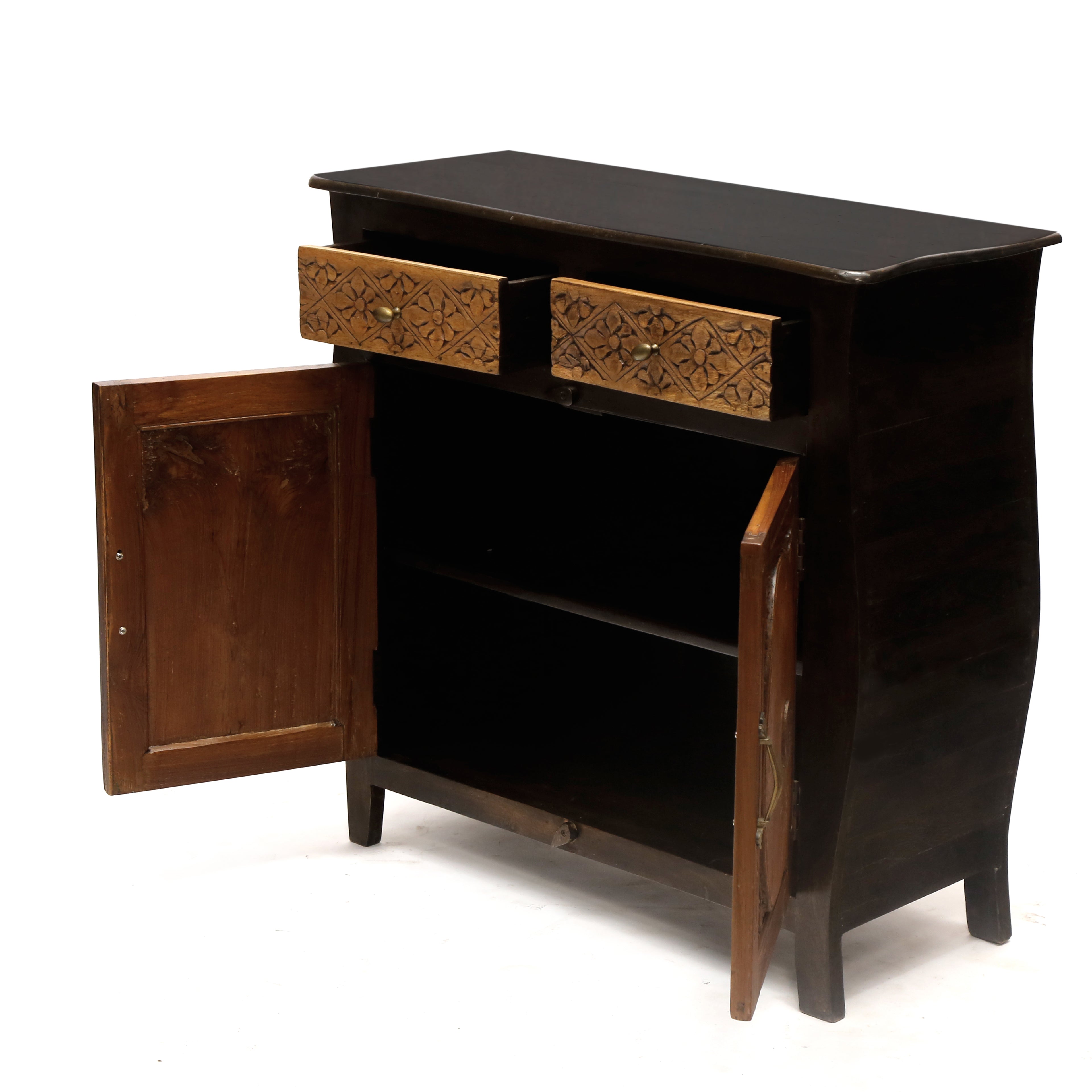 Floral Carved Cabinet Cupboard