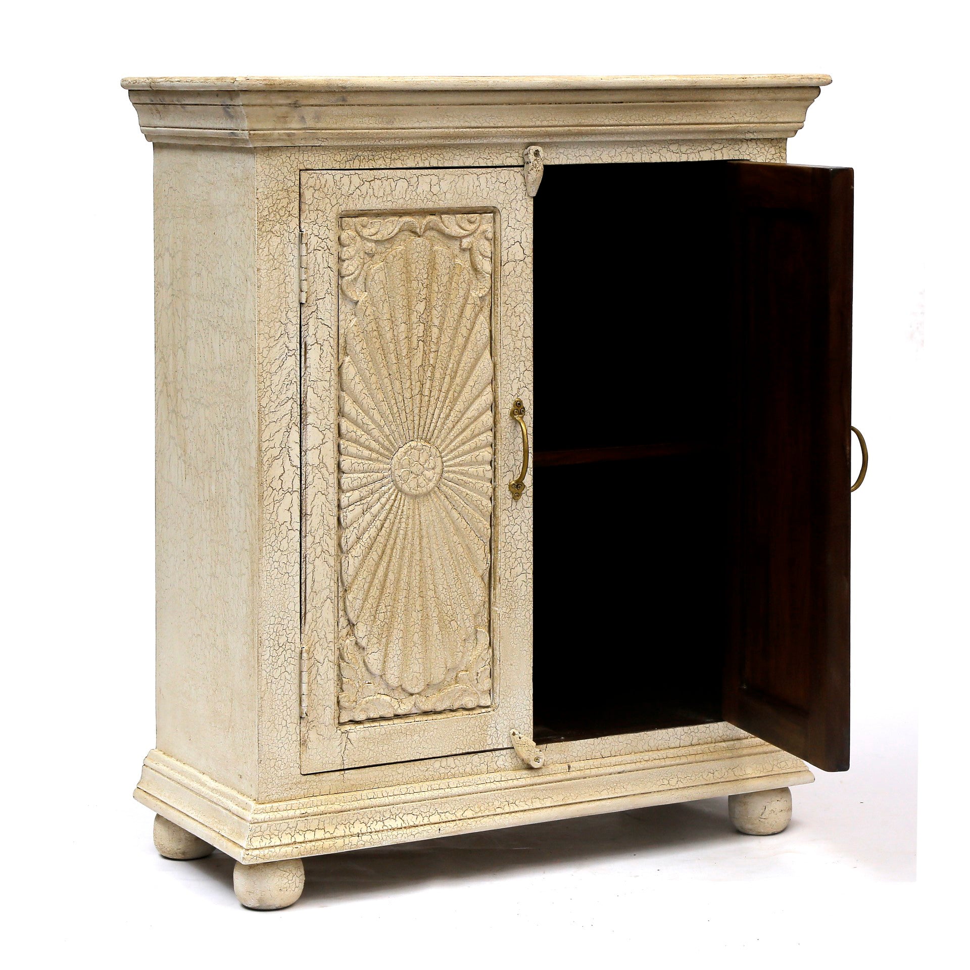 Wooden Dual Tone Vintage Cupboard Cupboard