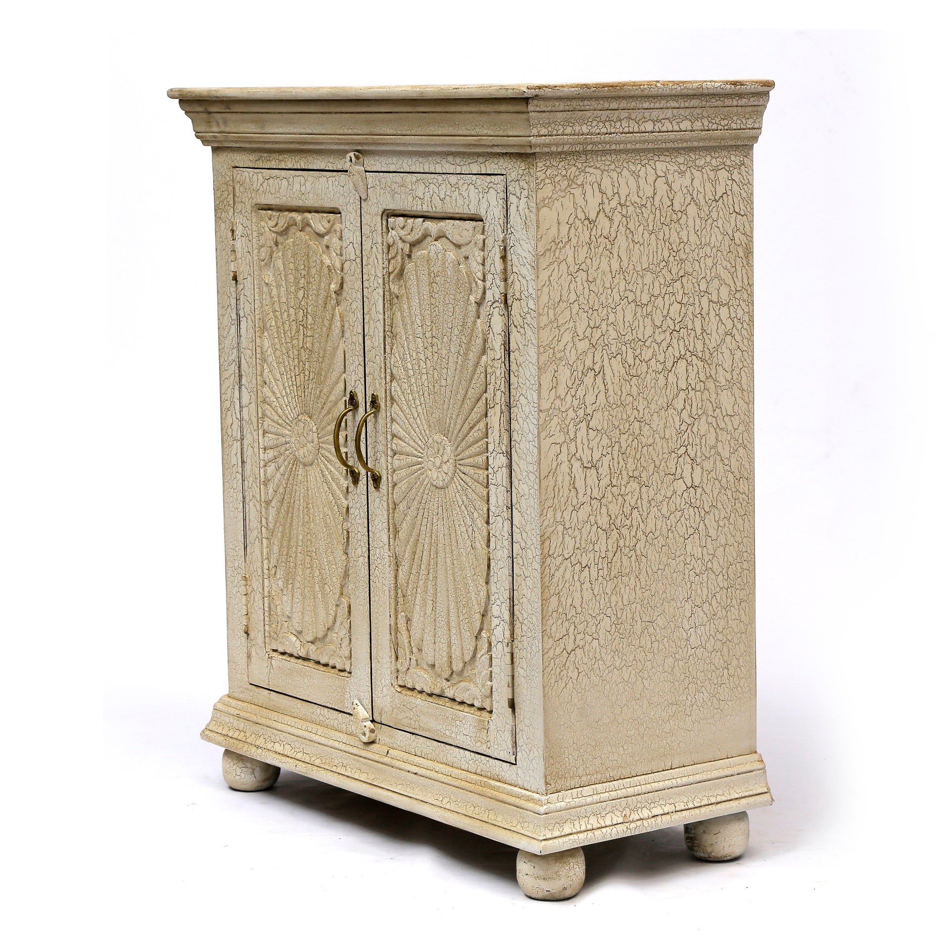 Wooden Dual Tone Vintage Cupboard Cupboard