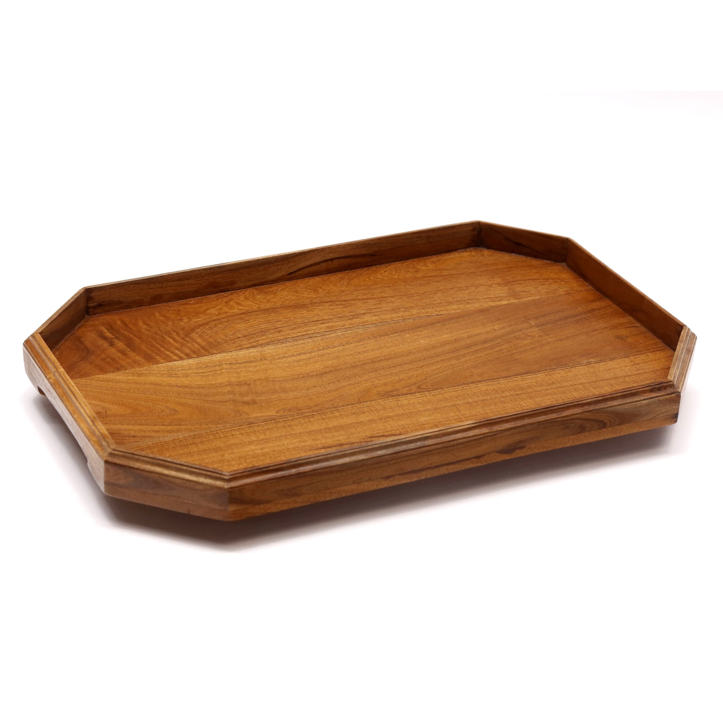 Octagon Wood Tray- Set of 3 Tray
