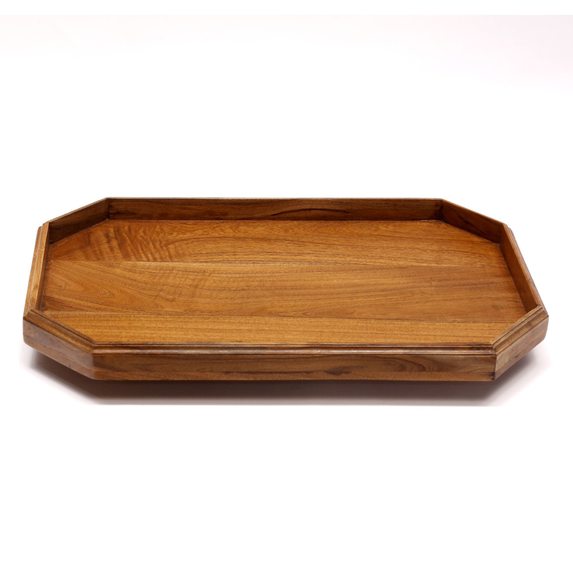 Octagon Wood Tray- Set of 3 Tray
