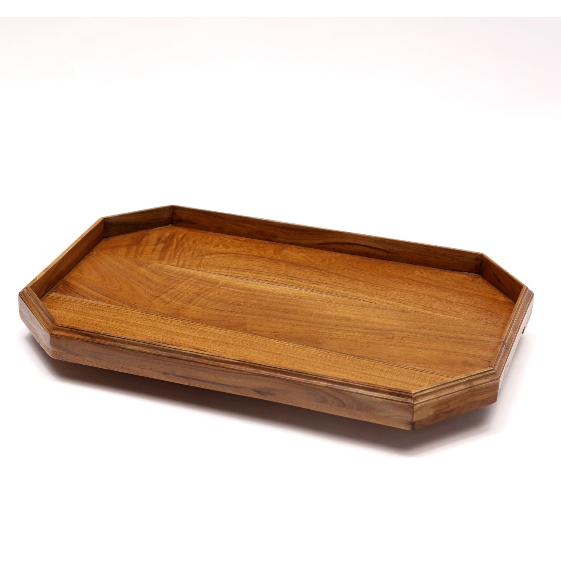 Octagon Wood Tray- Set of 3 Tray
