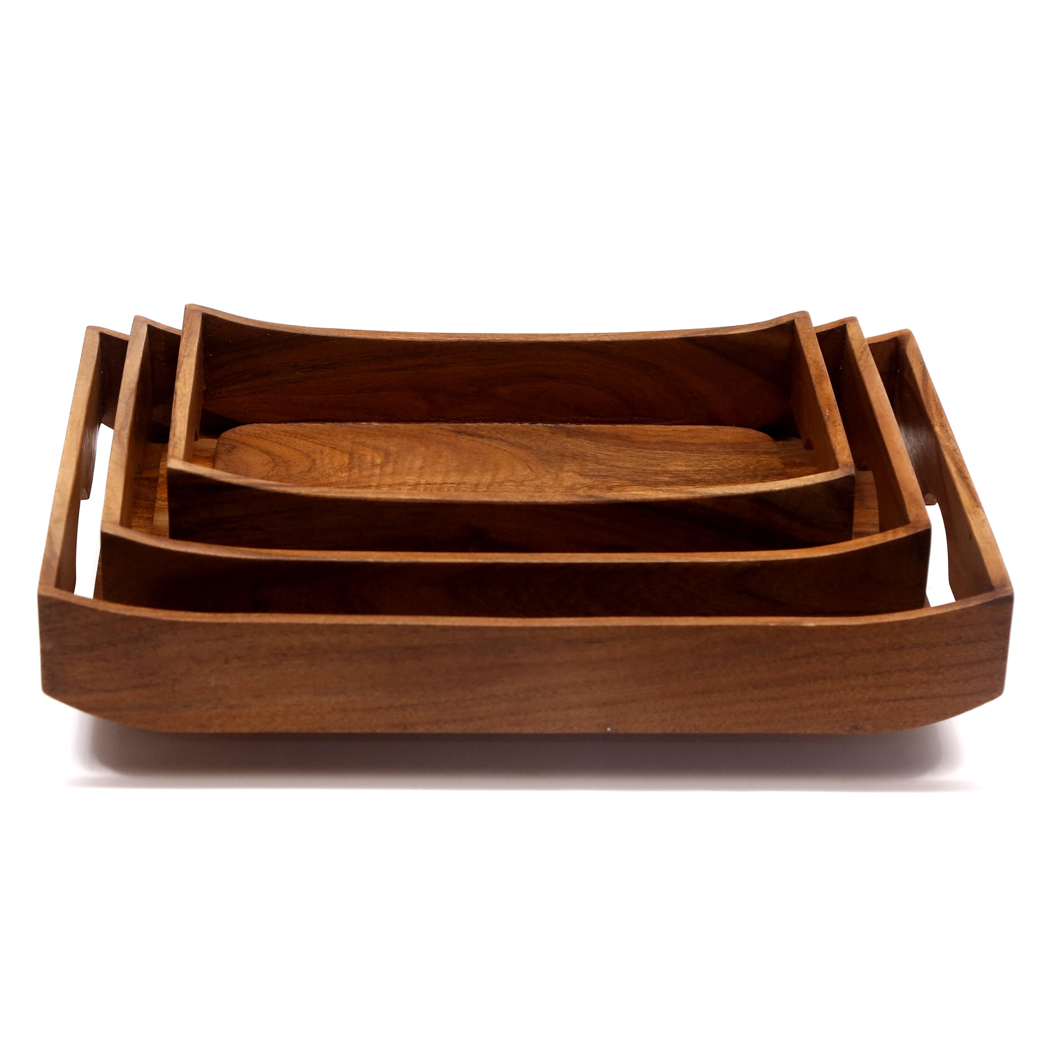 Curved Rectangle Tray - Set of 3 Tray