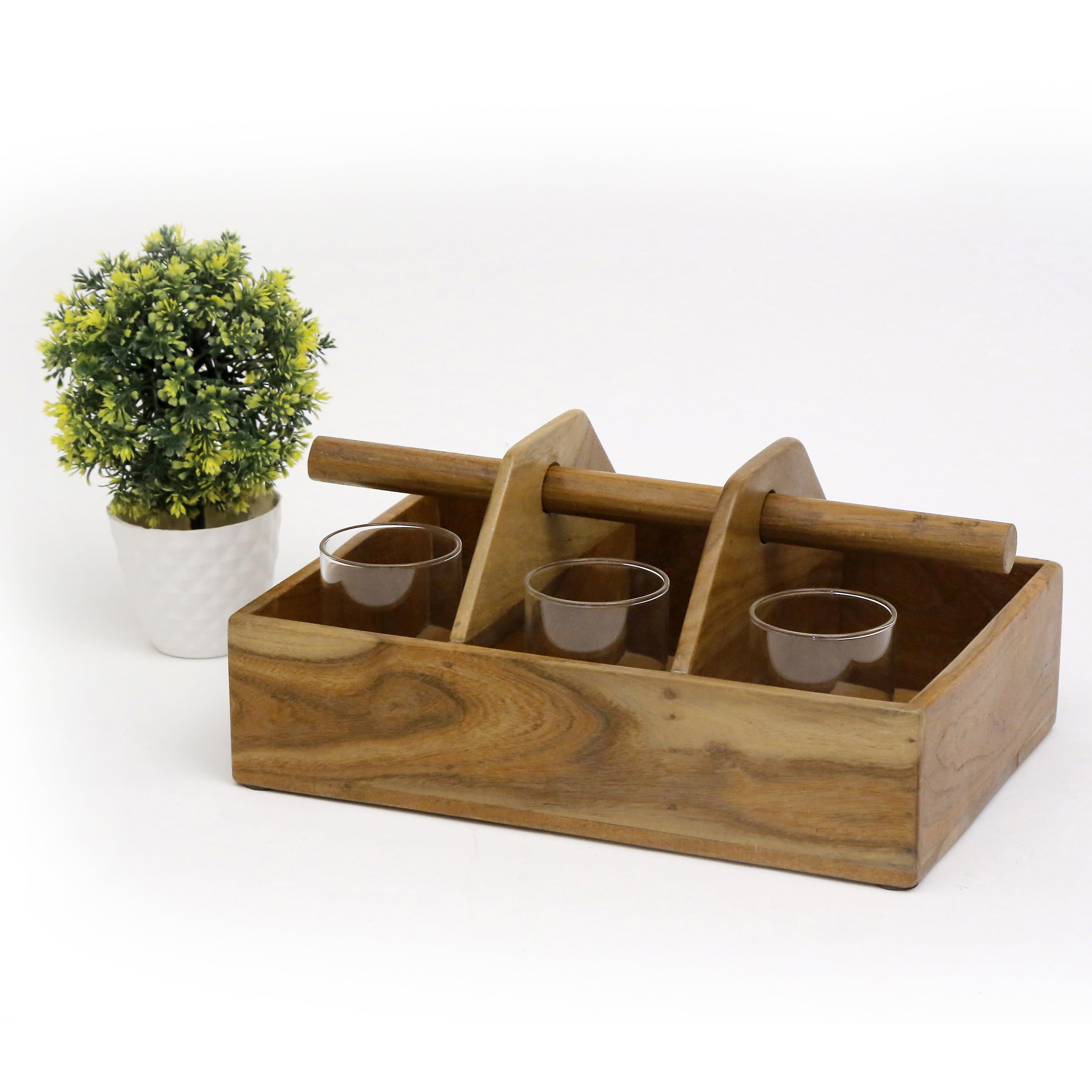 Muti Purpose Handcrafted Wooden Tray Tray