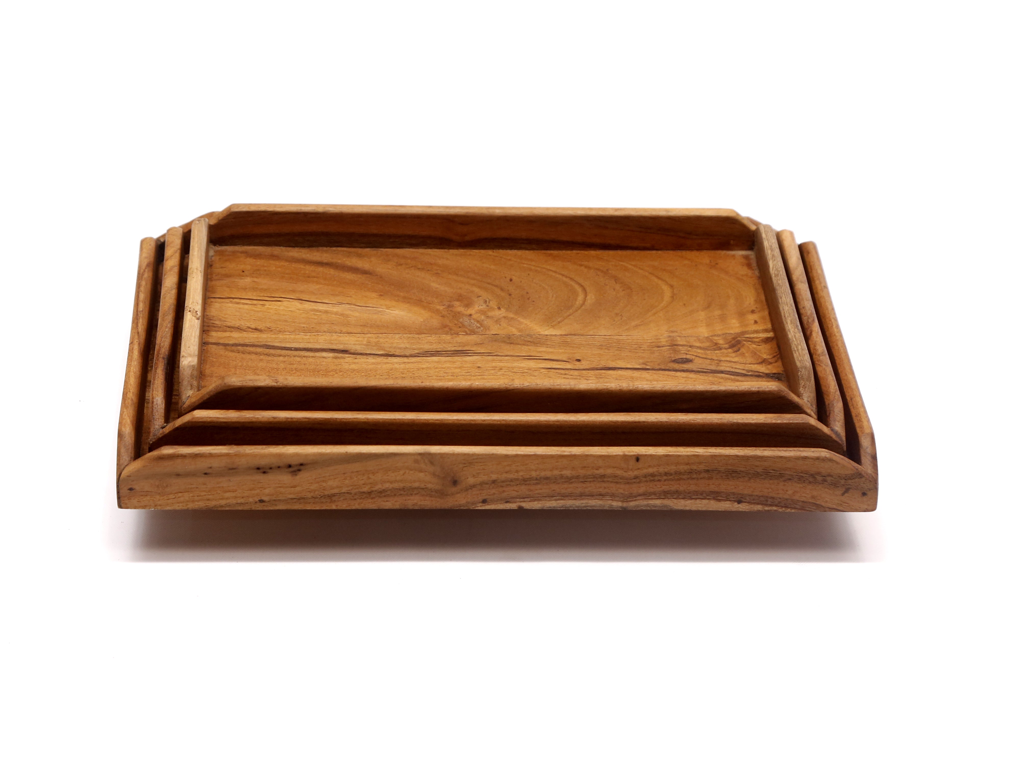 Classic Nicked Border Tray - Set of 3 Tray