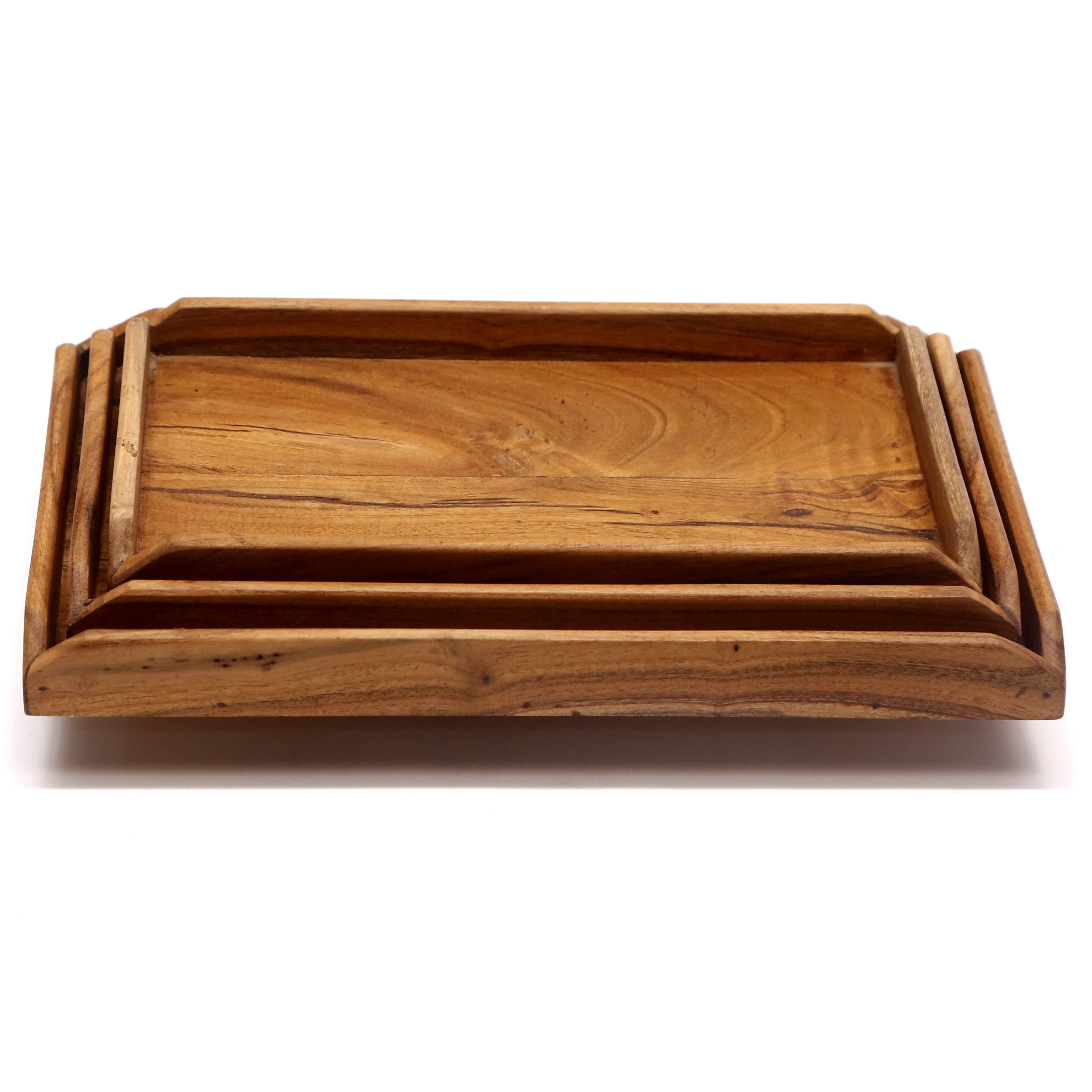 Nicked Border Tray - Set of 3 Tray
