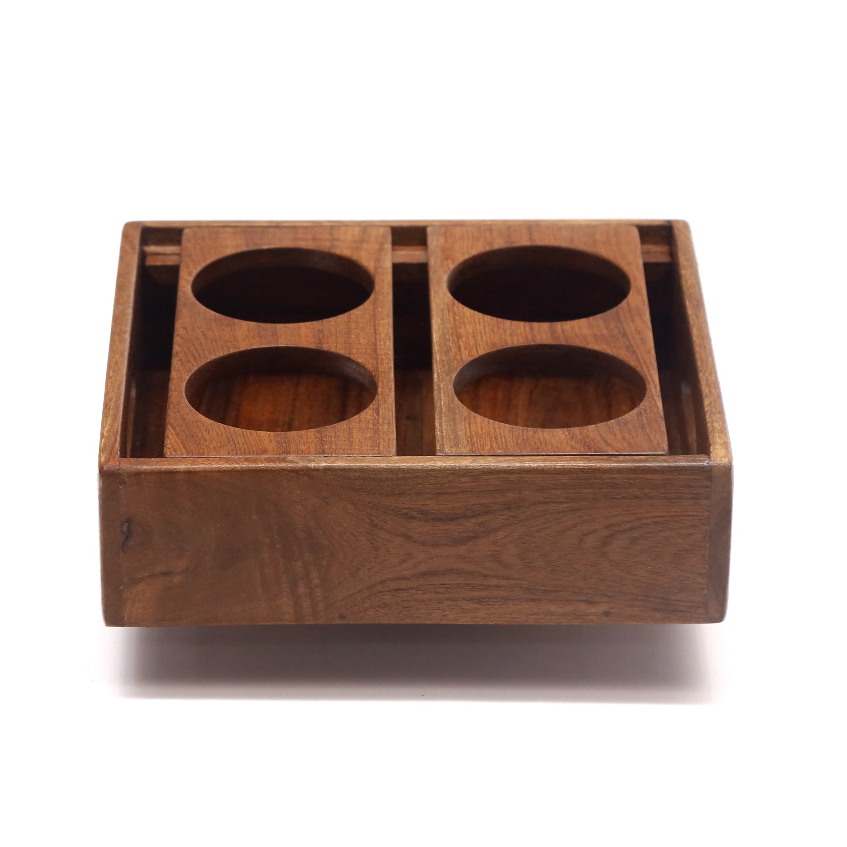 4 Glass Cafeteria Stand Tray Tray