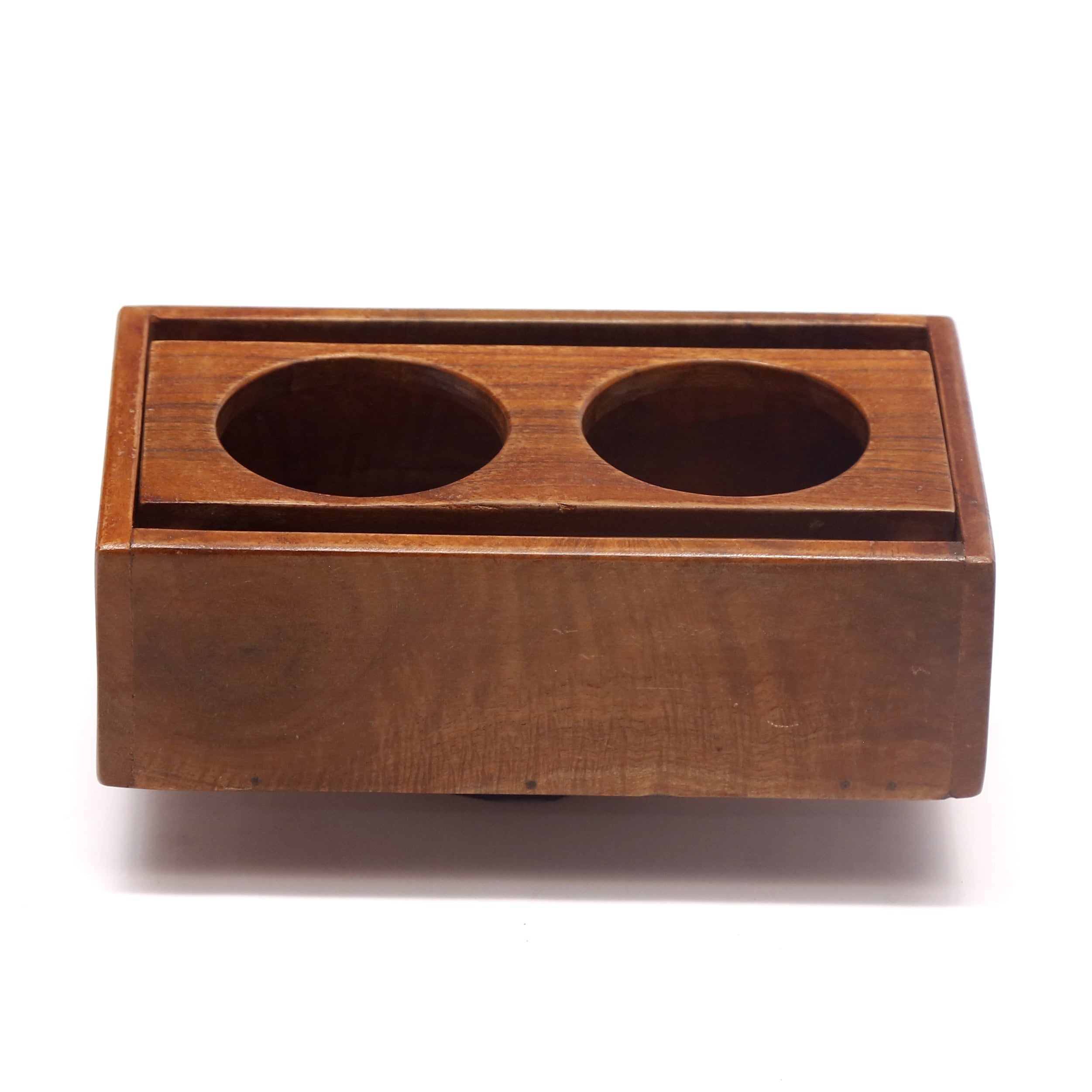 2 Glass Cafeteria Stand Tray Tray