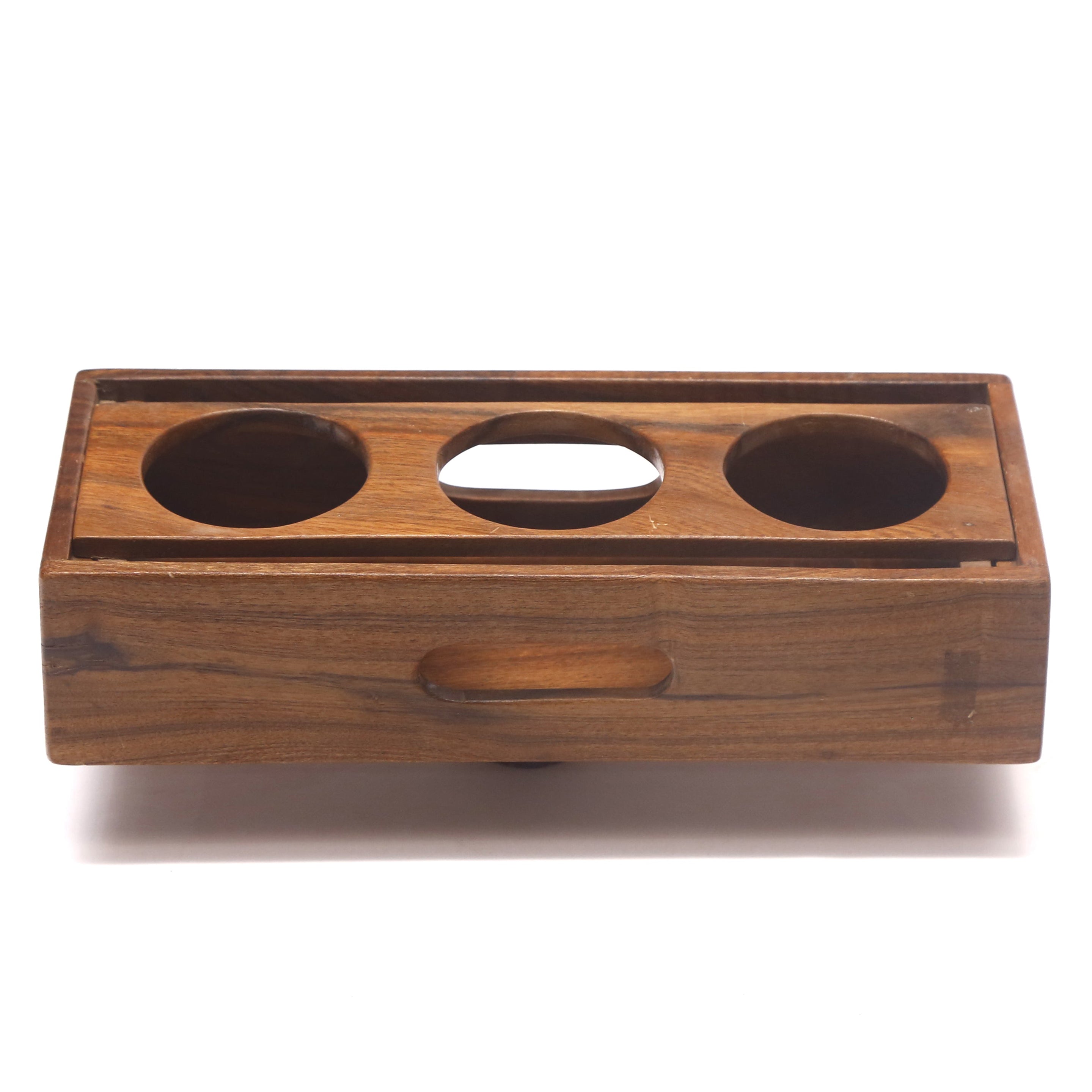 3 Glass Cafeteria Stand Tray Tray