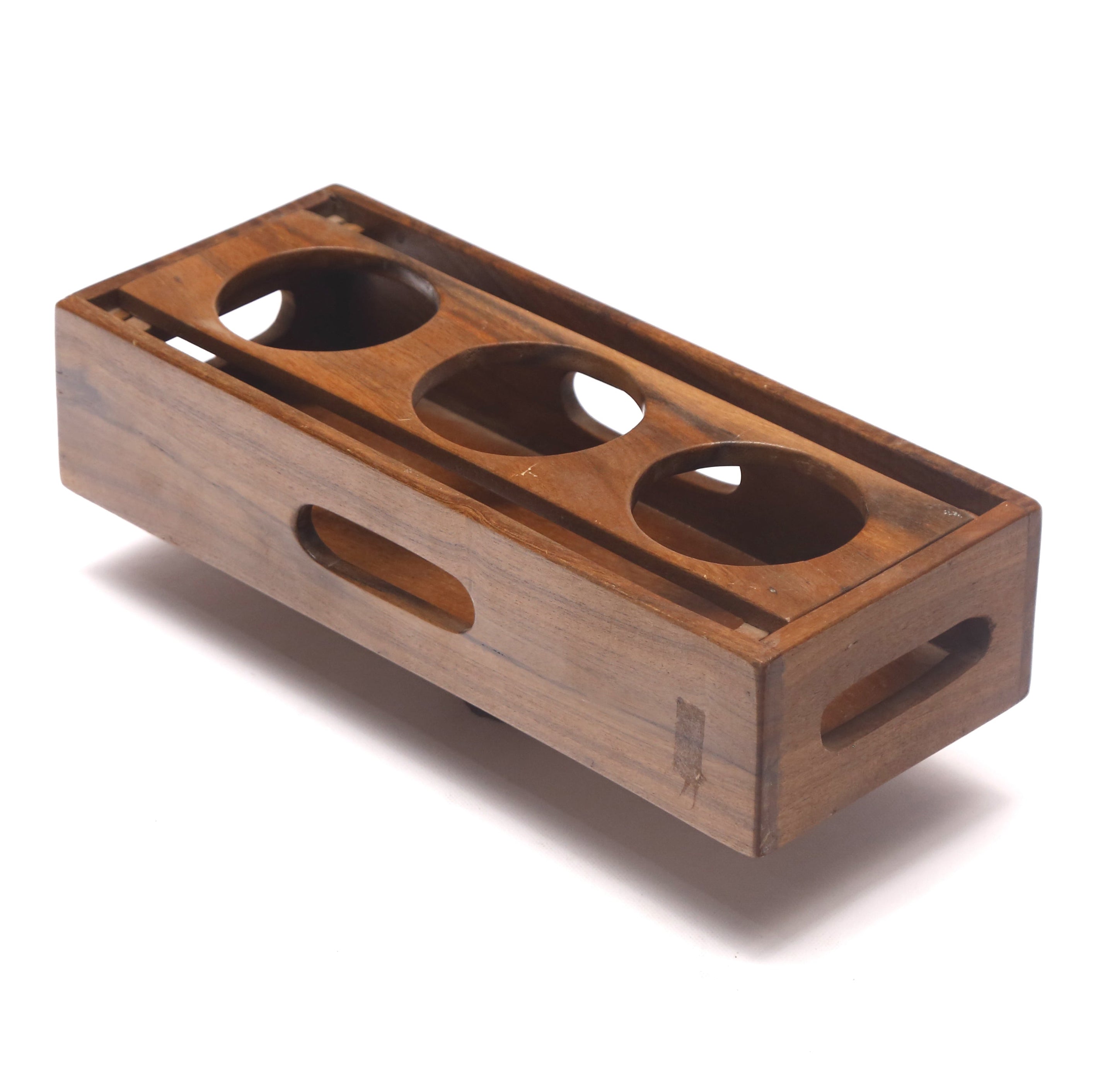 3 Glass Cafeteria Stand Tray Tray