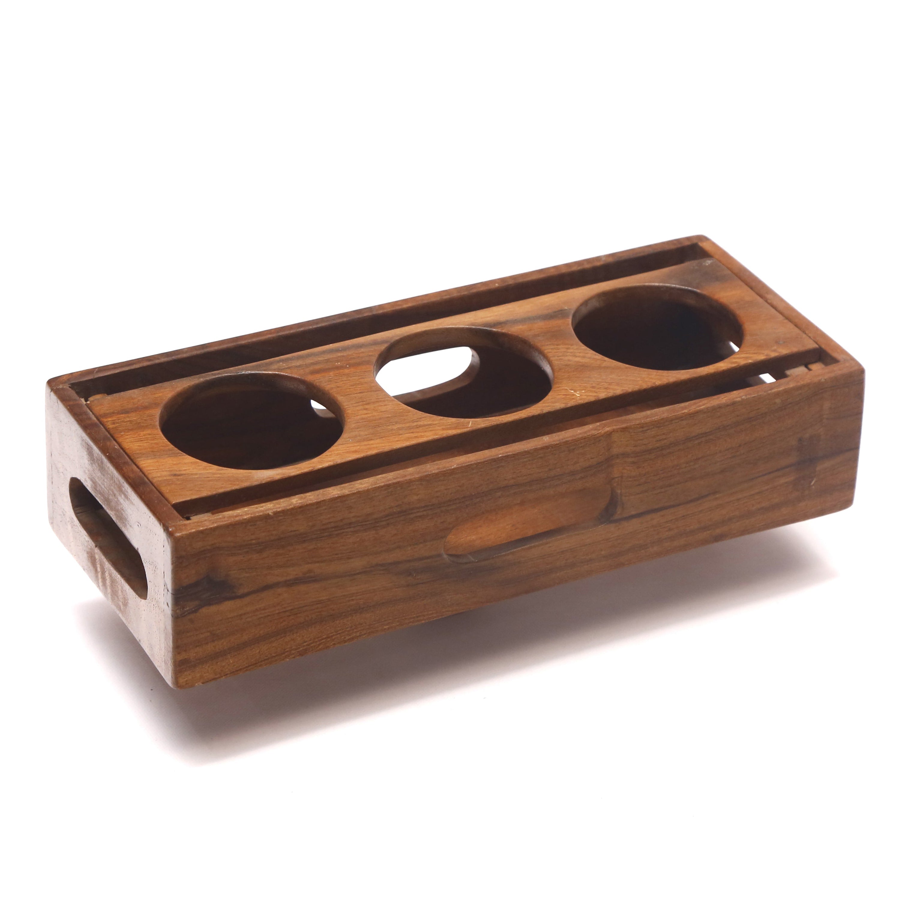 3 Glass Cafeteria Stand Tray Tray