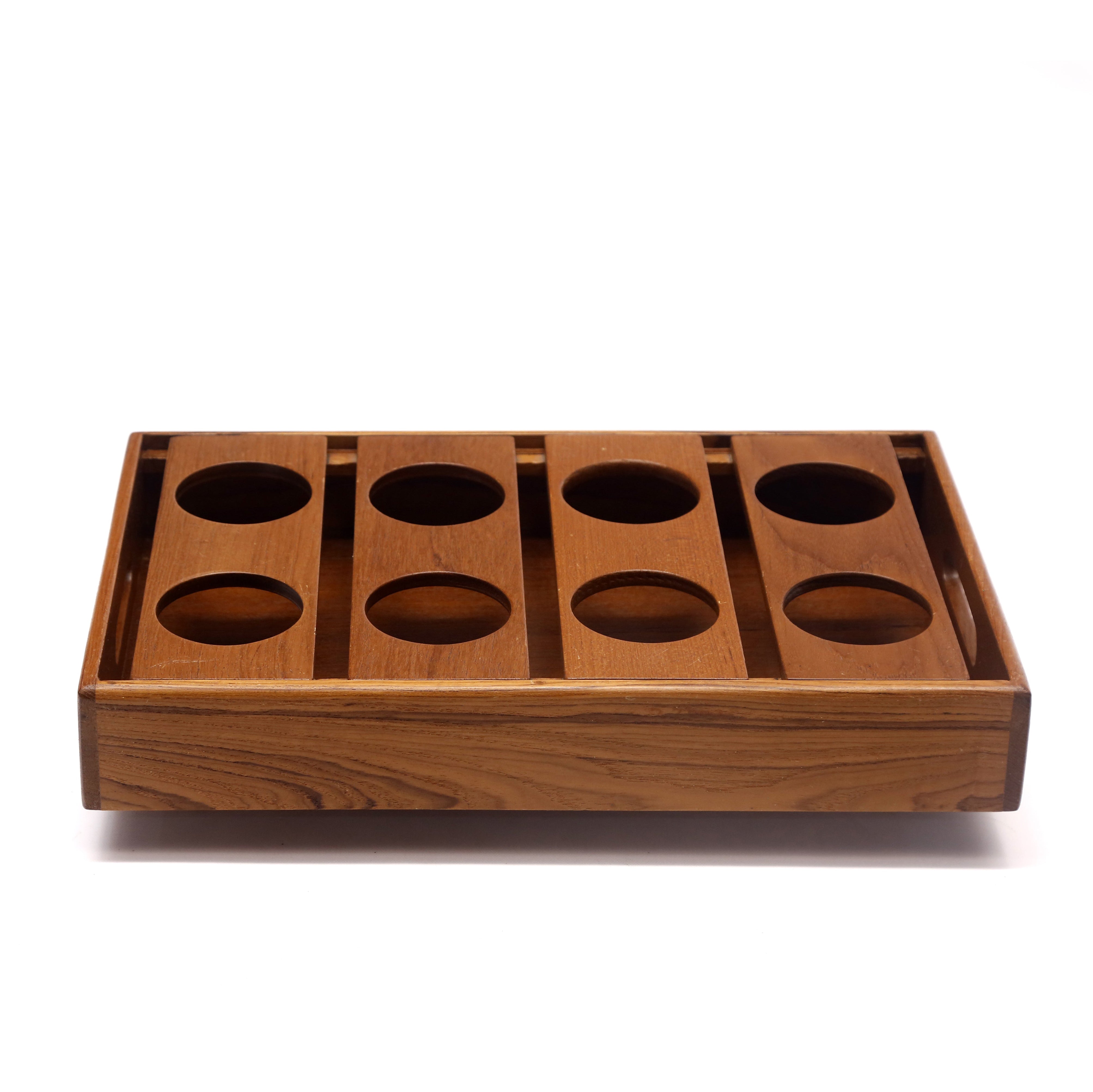 8 Glass Cafeteria Stand Tray Tray