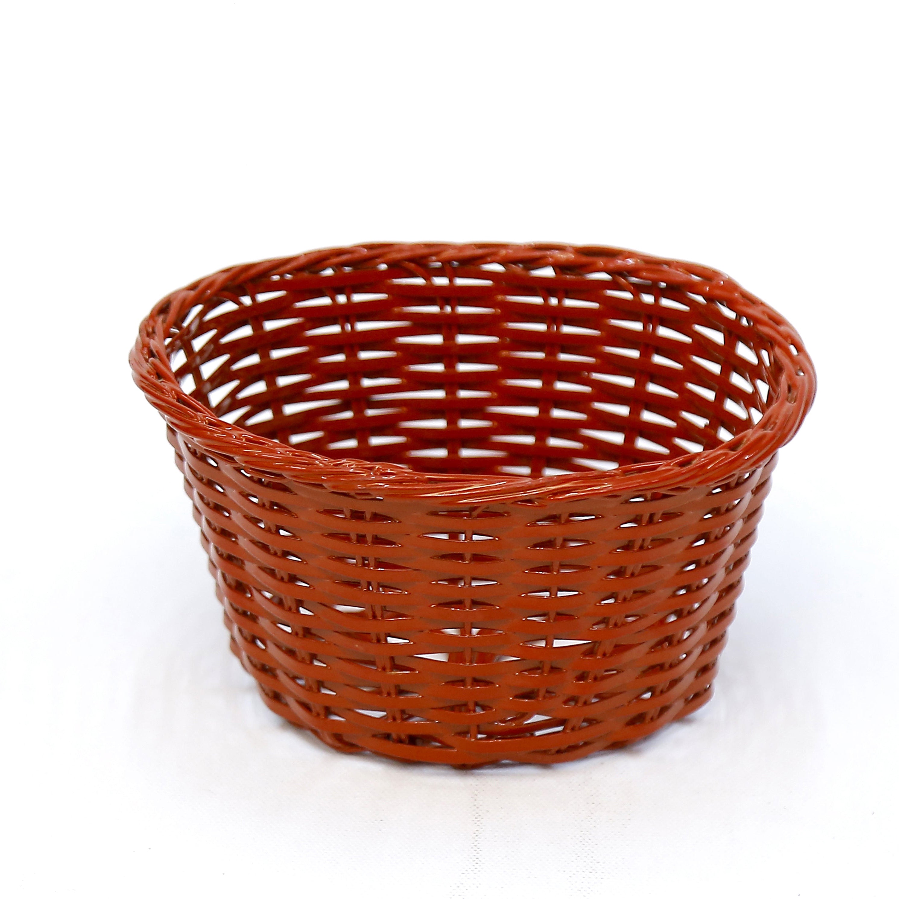 (Set of 3) Red Coloured Fruit Crate Metallic Tray Set Tray