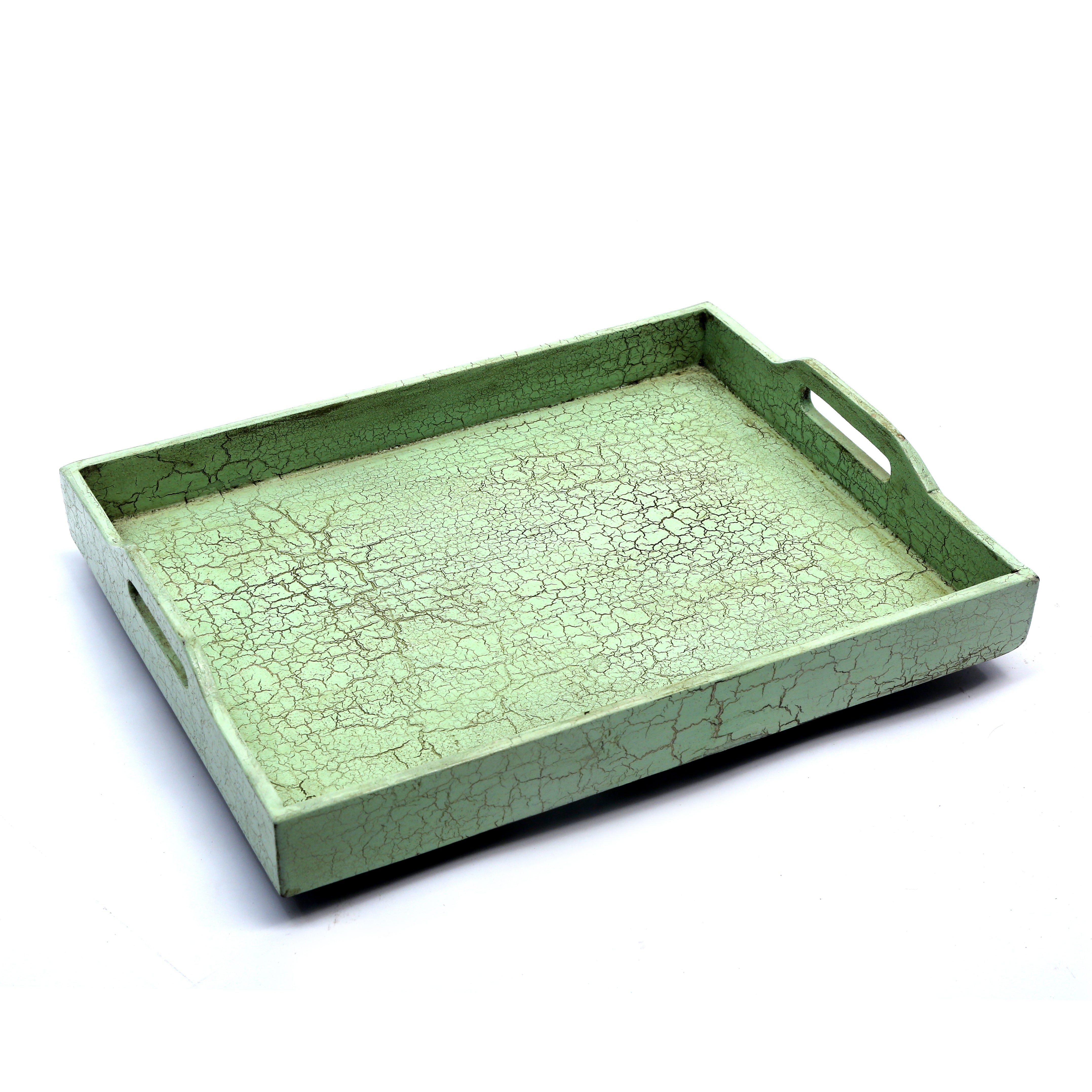Mint Green Distressed Tray Set Tray