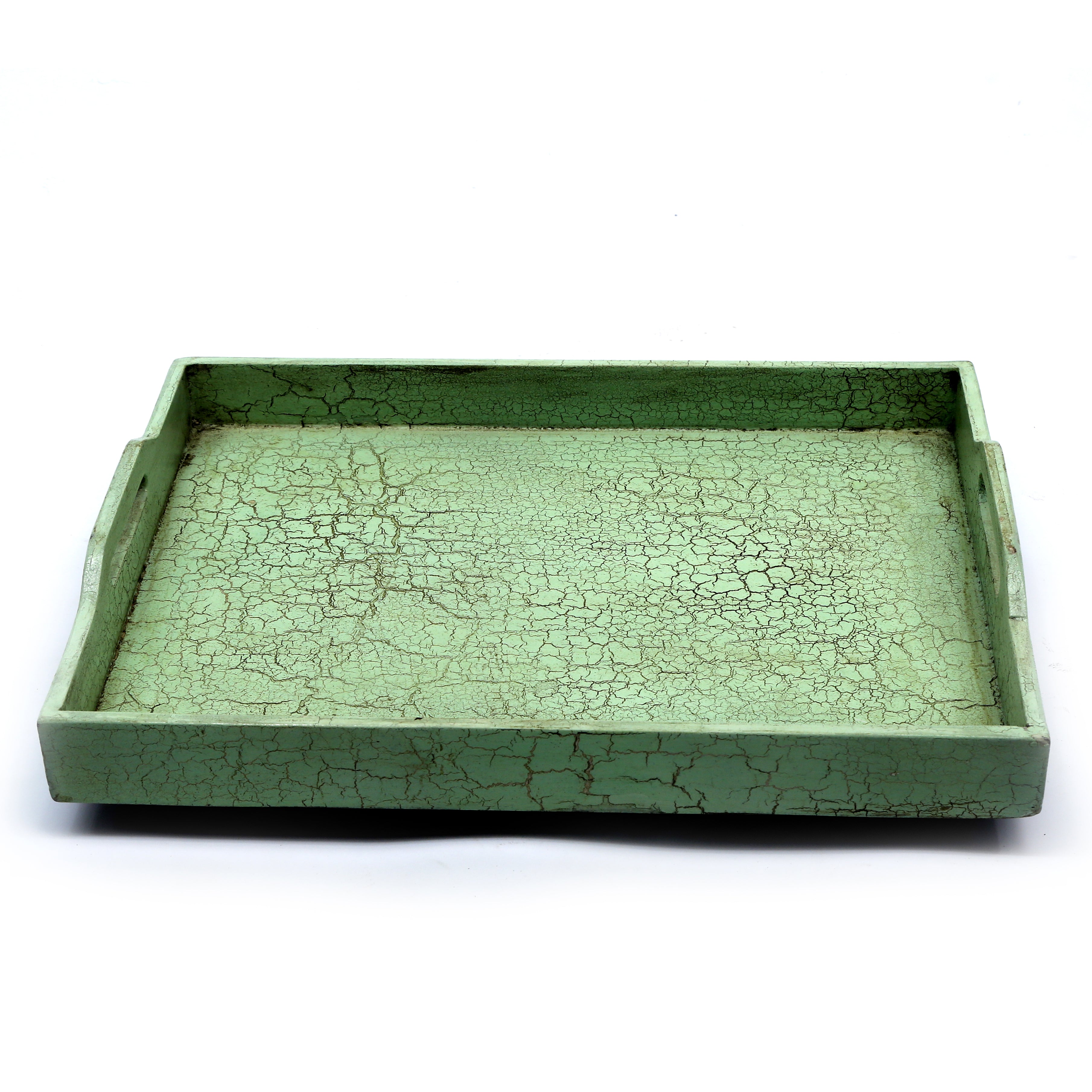 Mint Green Distressed Tray Set Tray