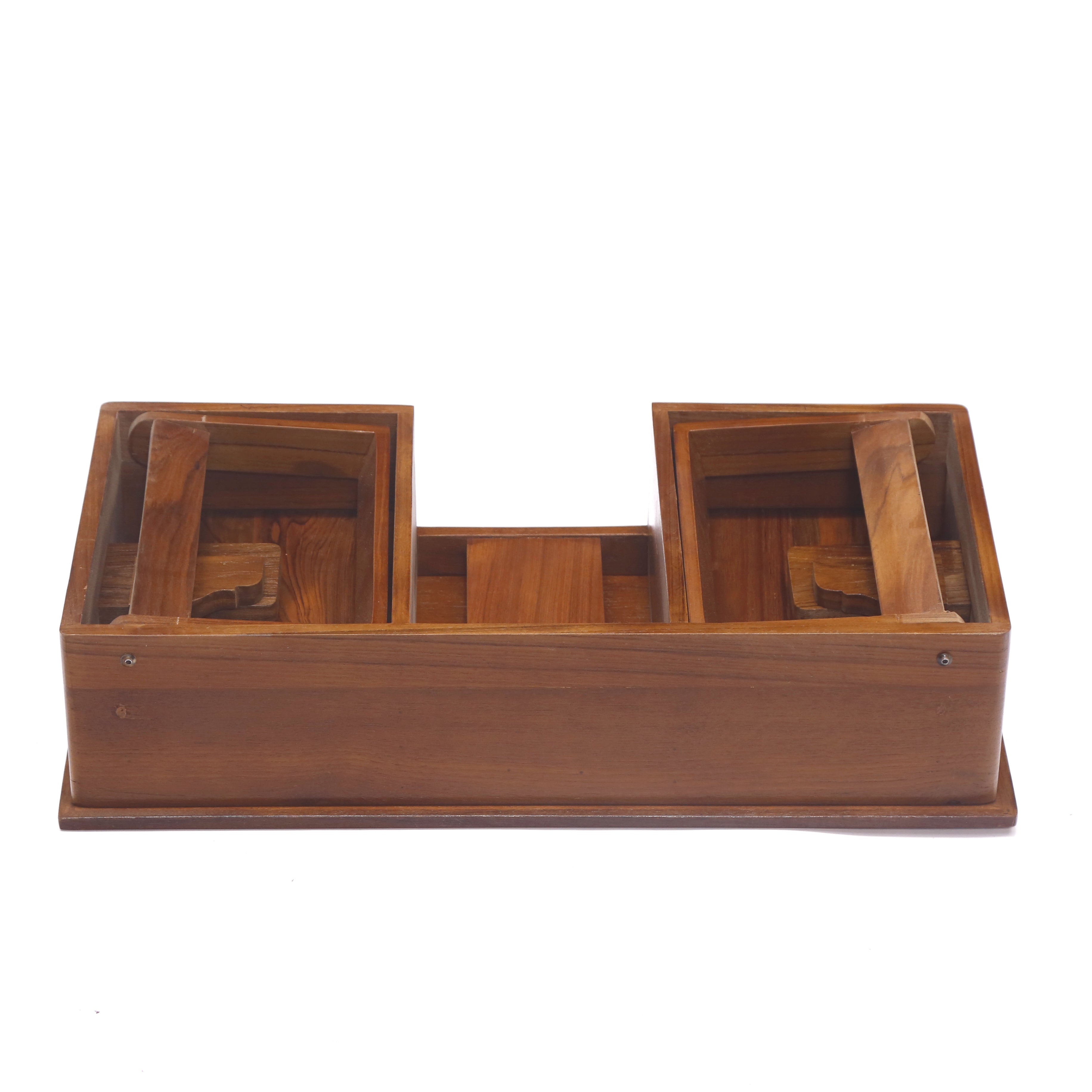 Adjustable Teak Laptop Table Lapdesk