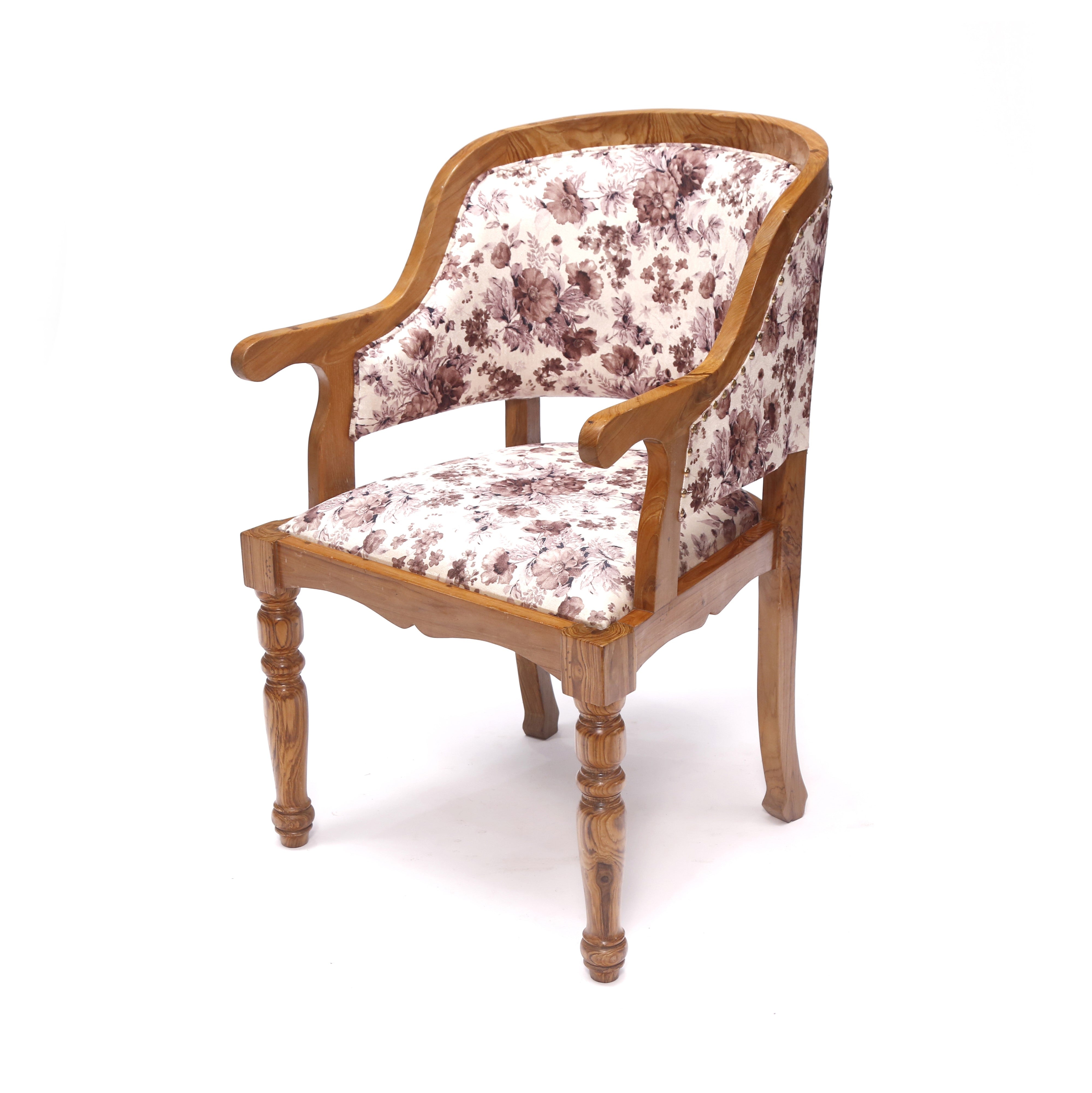 Royal Heritage Teak Wood Handmade Wooden Armchair Arm Chair
