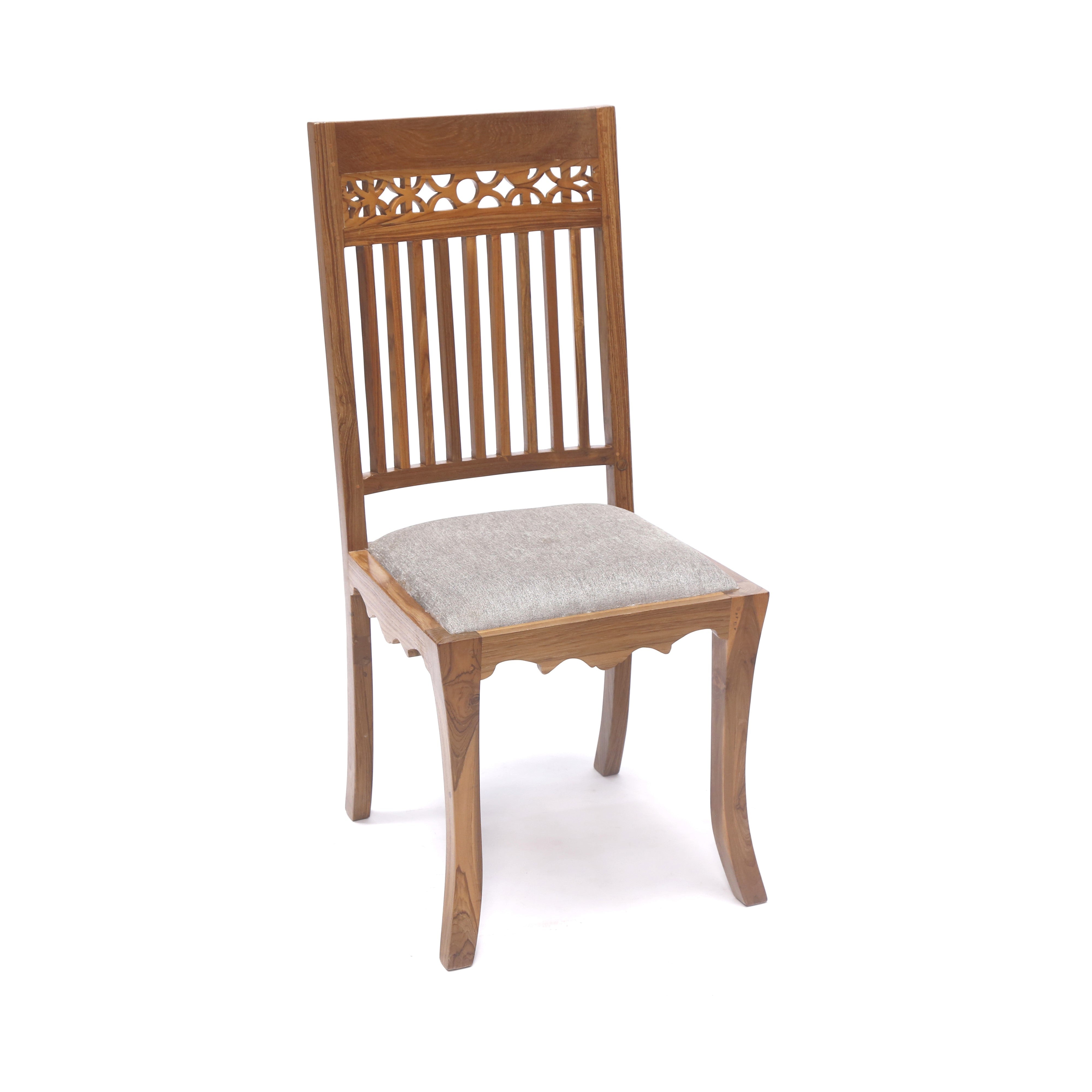 (Set of 2) Teak Wood Traditional Dinning office all purpose Chair Dining Chair
