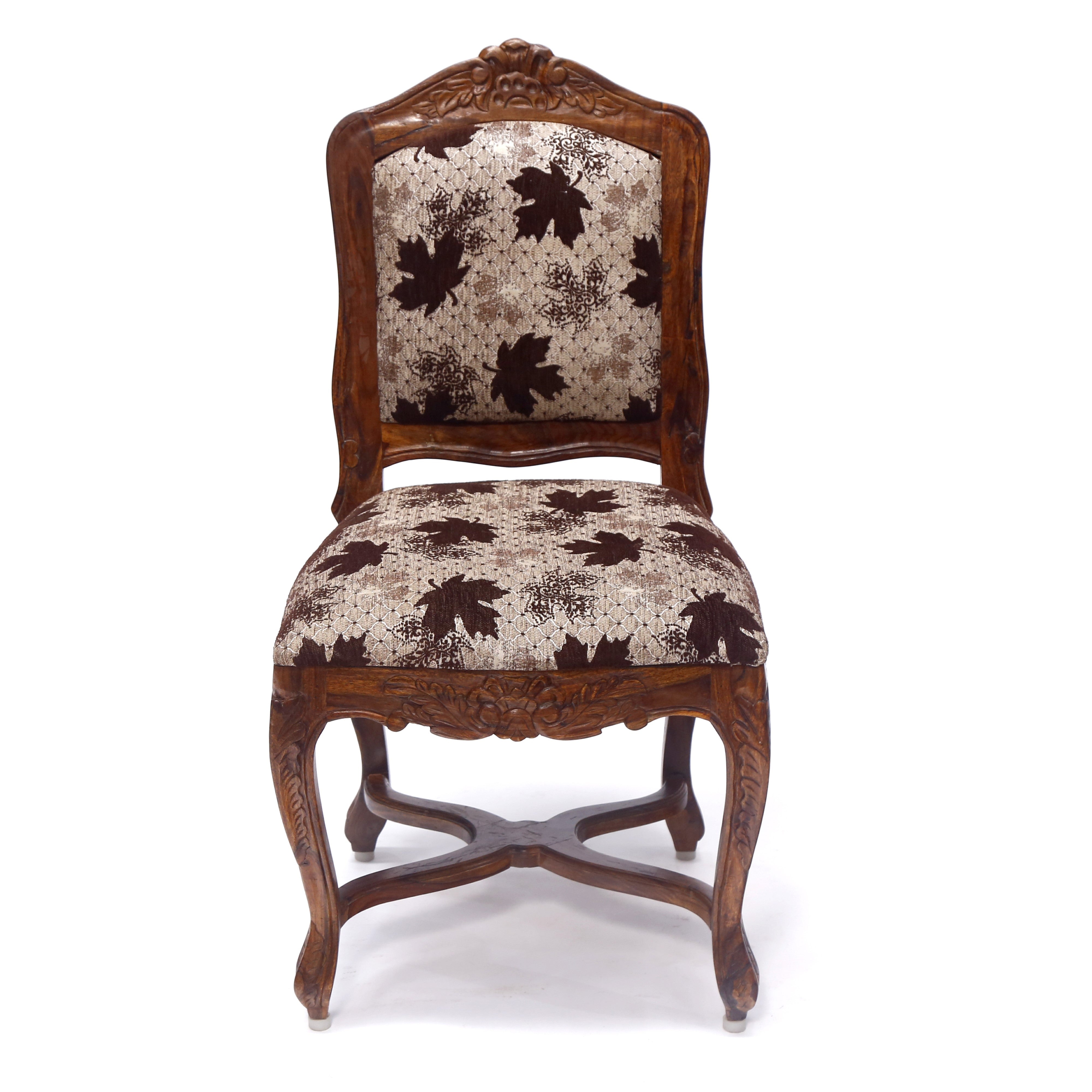 (Set of 2) Natural Tone Royal Chair Dining Chair