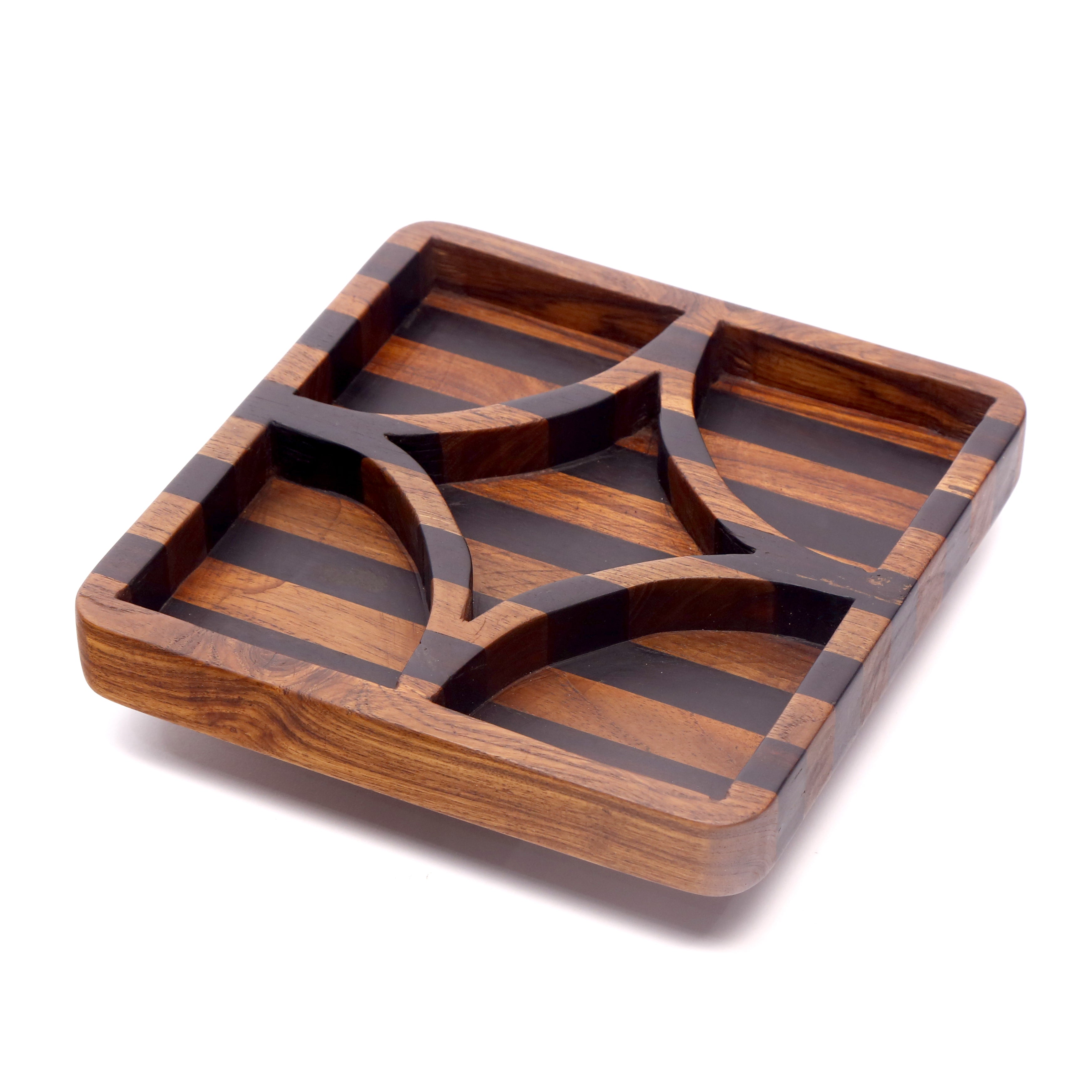 Two Tone Diamond Platter Platter