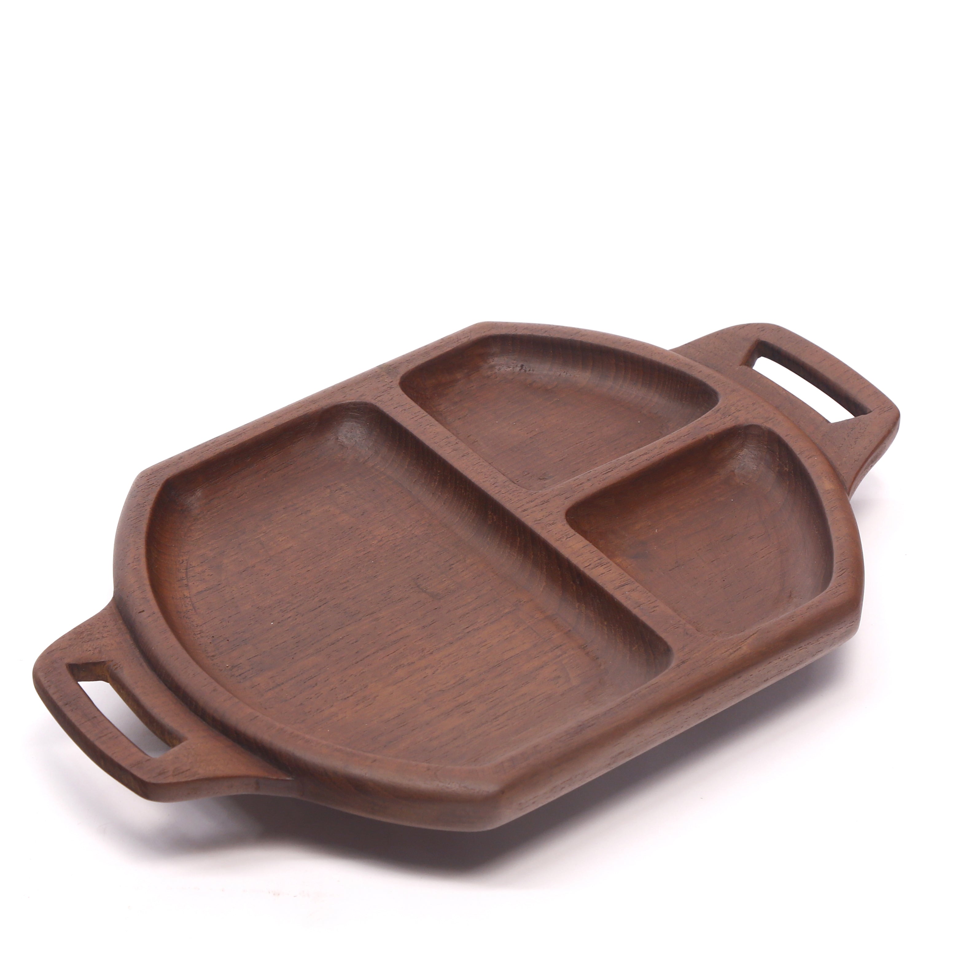 Geometric Long Wooden Tray Platter