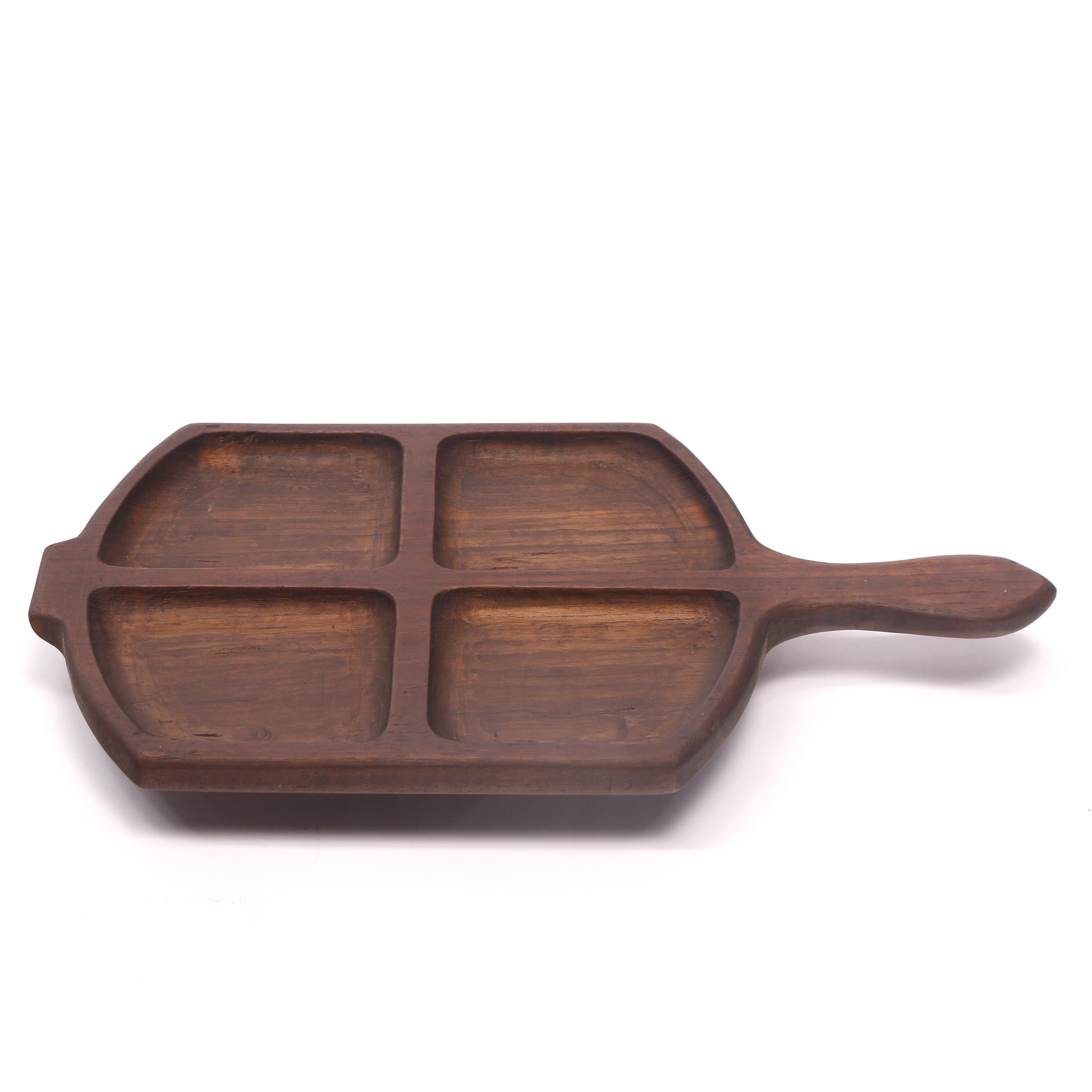 Flat Wooden Pan Platter Platter
