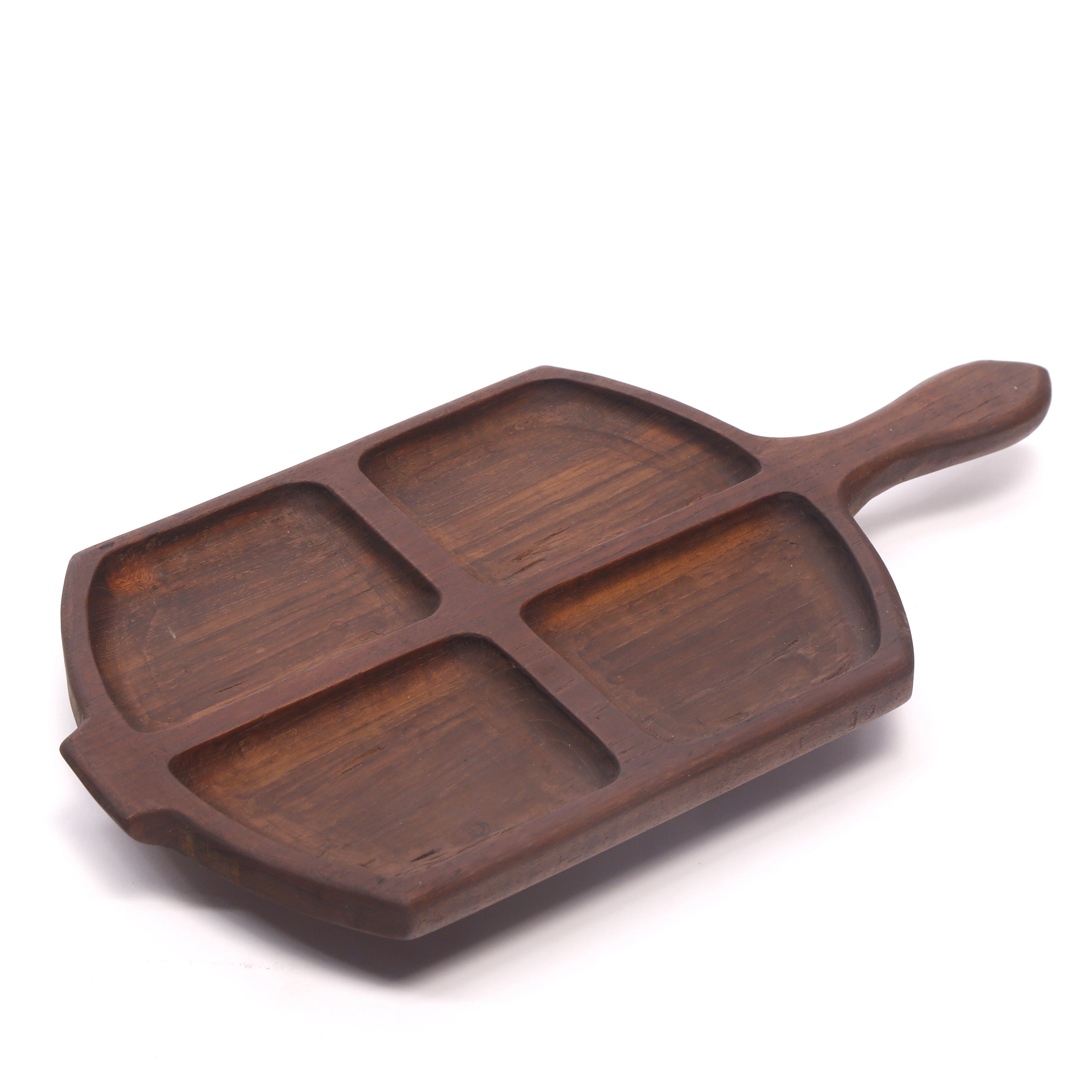 Flat Wooden Pan Platter Platter