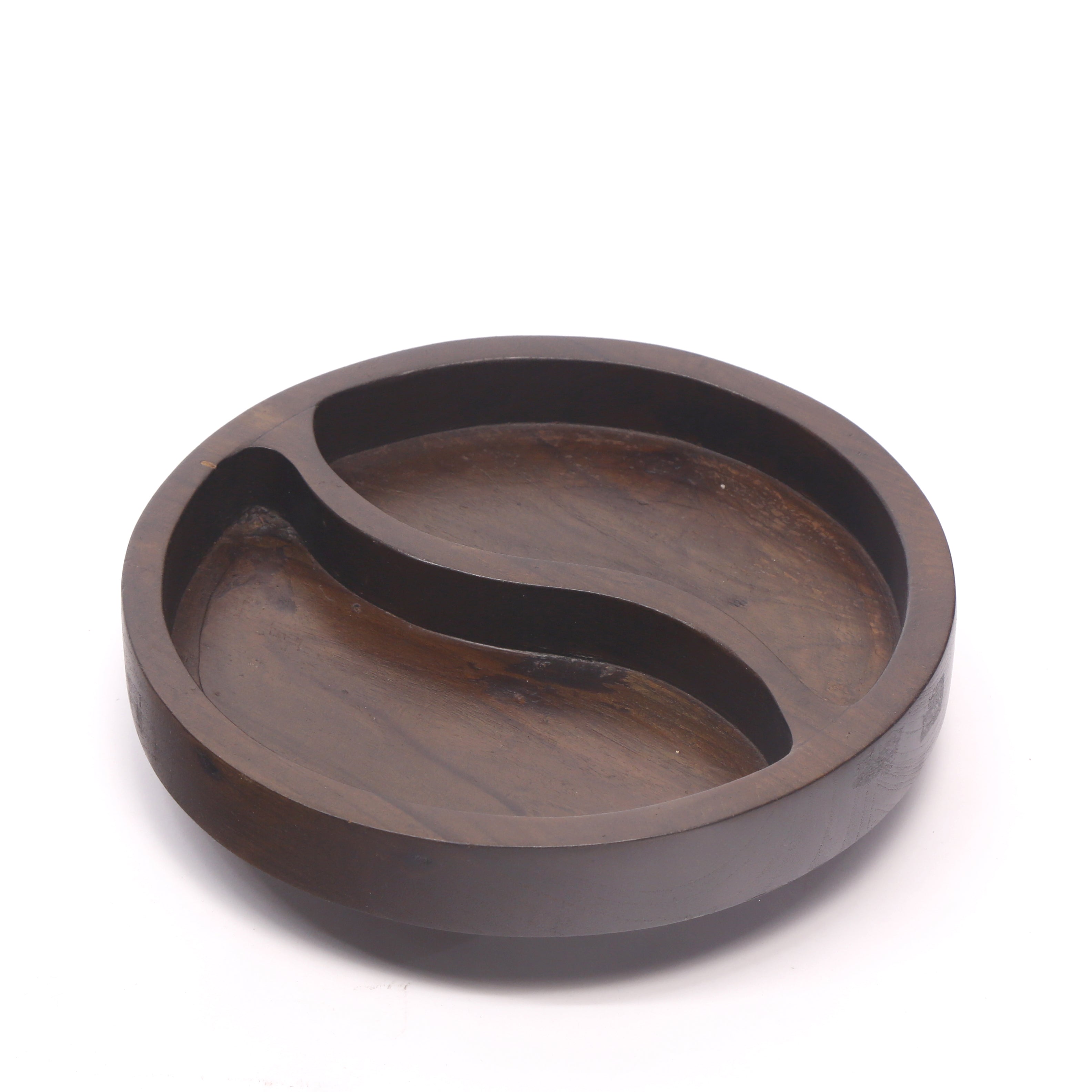 Wooden Wave Round Platter Platter