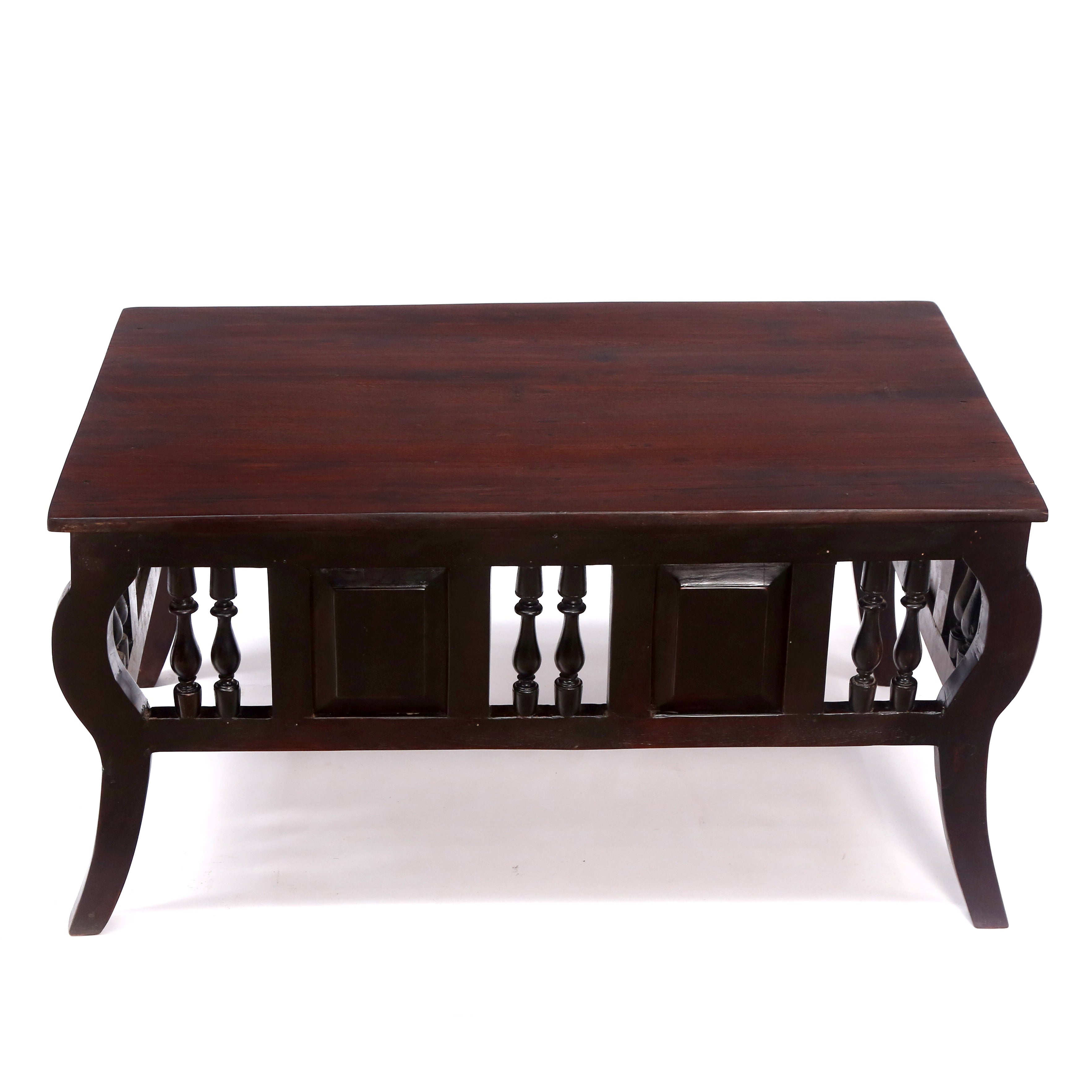 Heritage Black Touch Carved Wooden Coffee Table Coffee Table