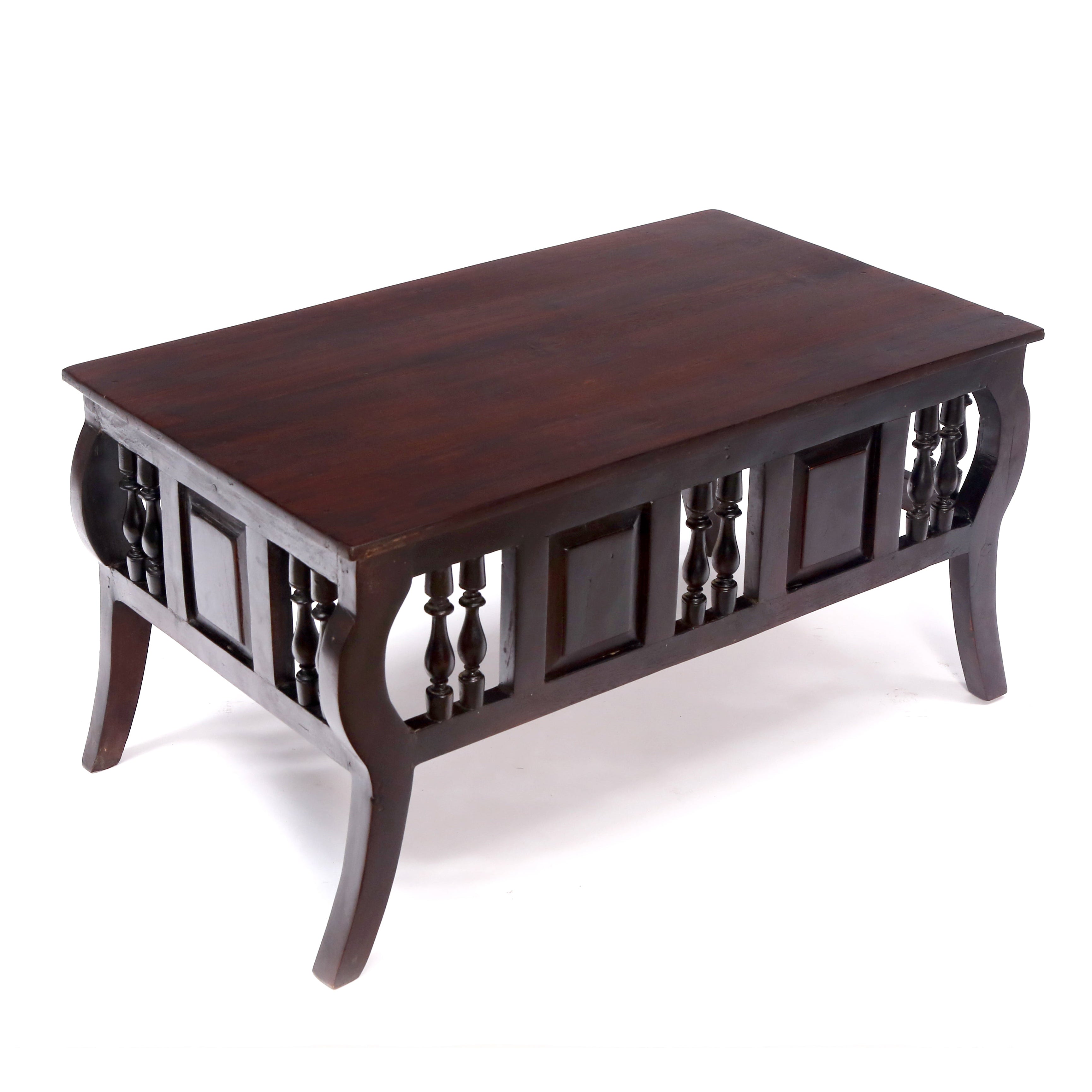 Heritage Black Touch Carved Wooden Coffee Table Coffee Table