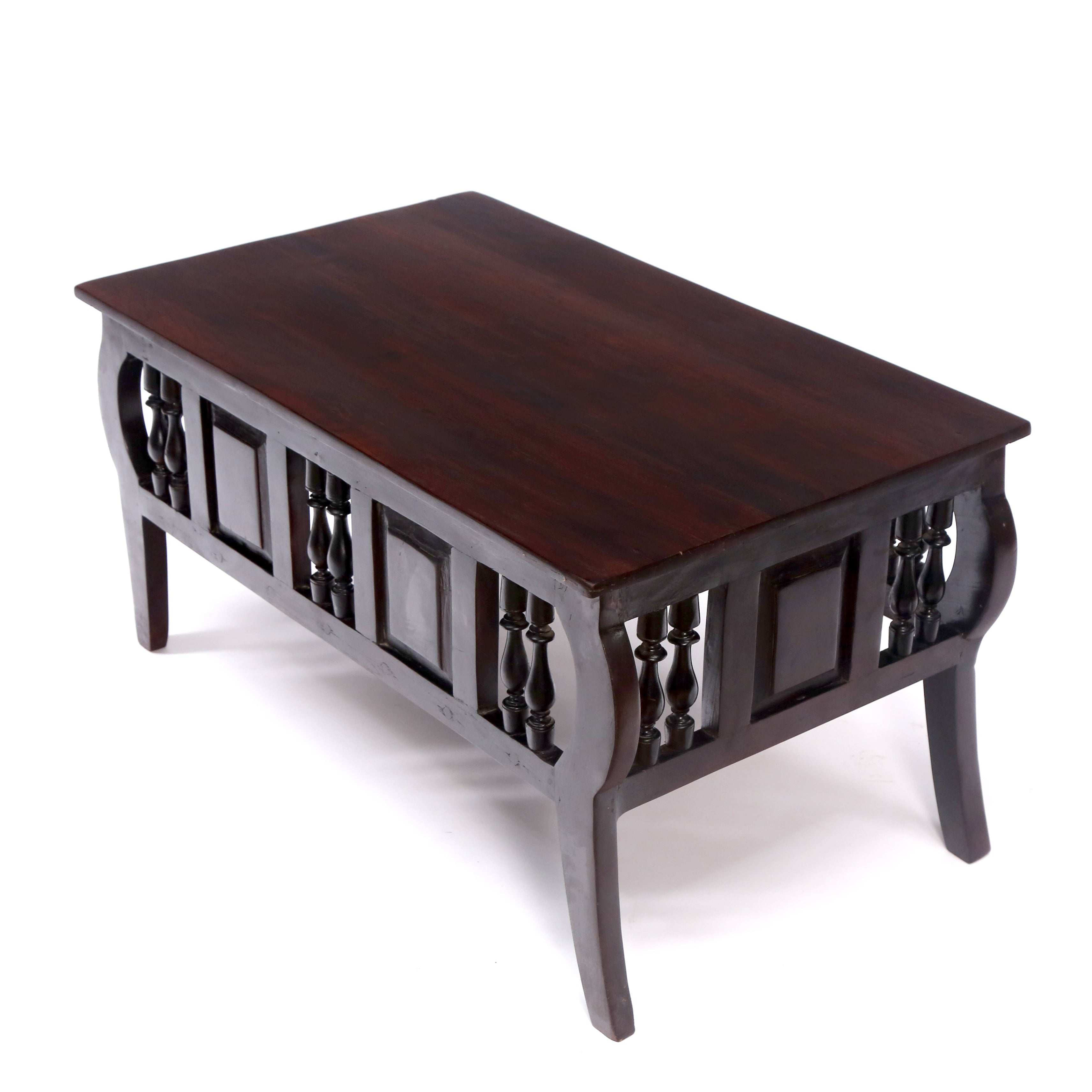 Heritage Black Touch Carved Wooden Coffee Table Coffee Table