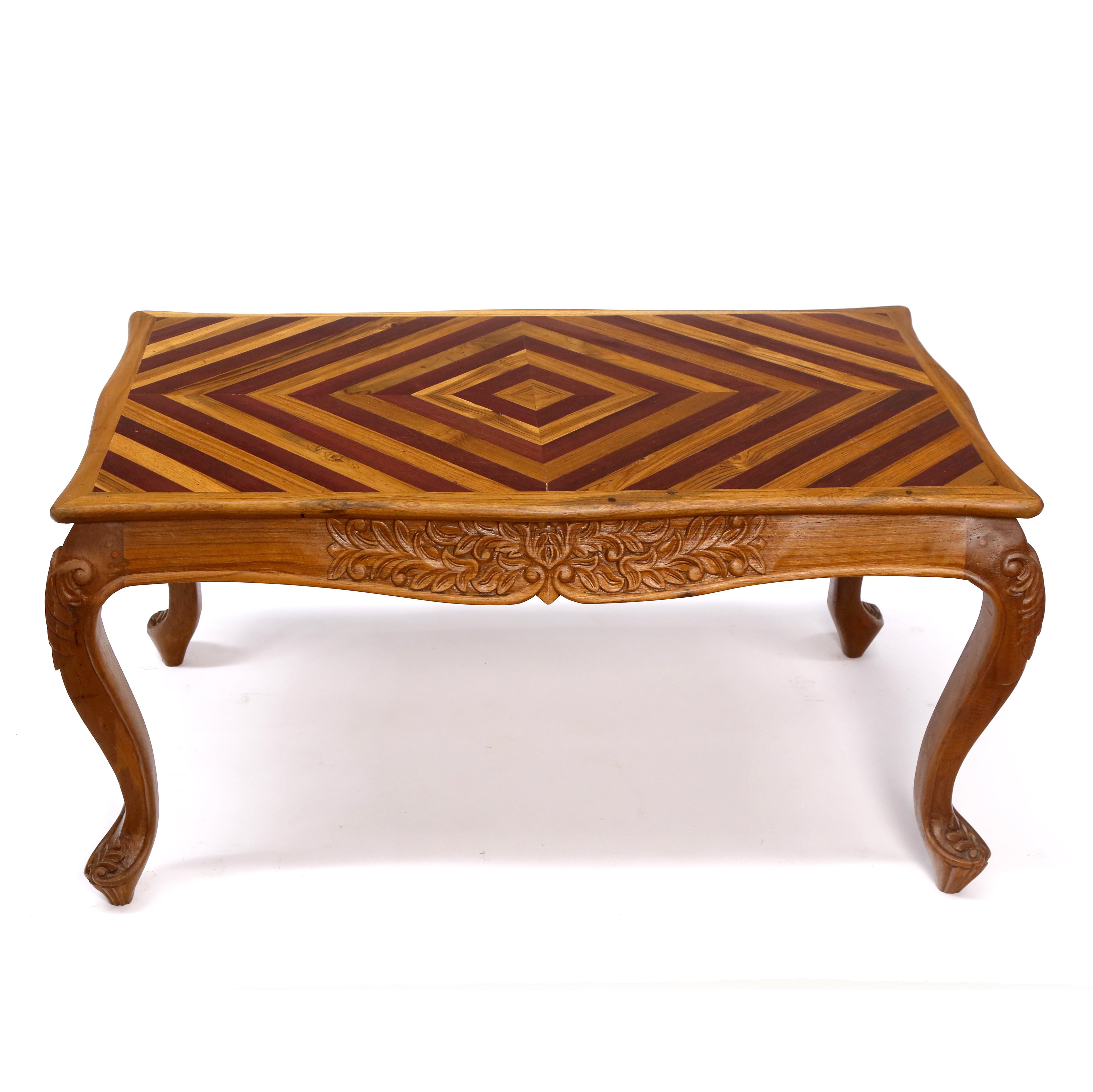 Inlay Design Teak wood Coffee Table Coffee Table
