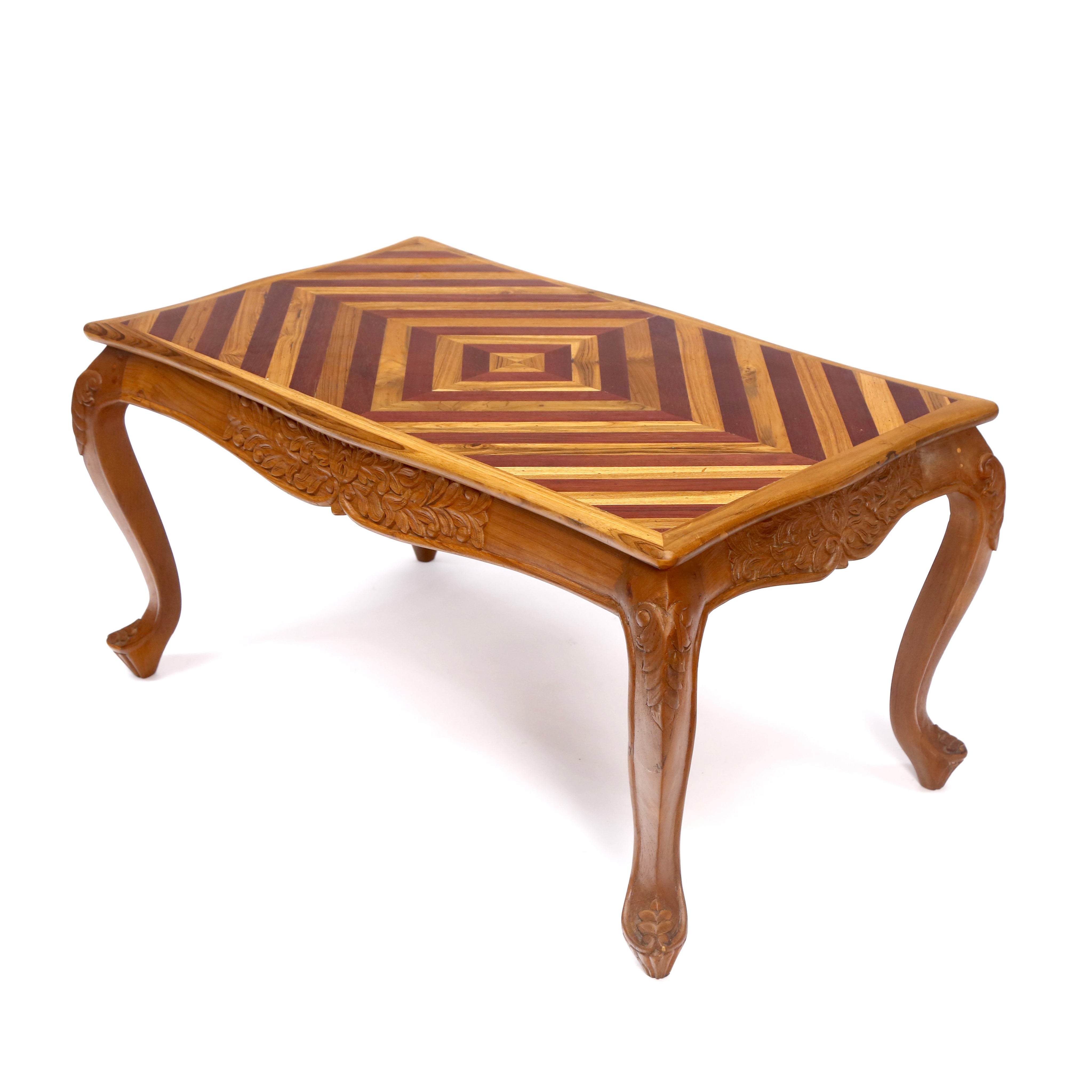 Inlay Design Teak wood Coffee Table Coffee Table
