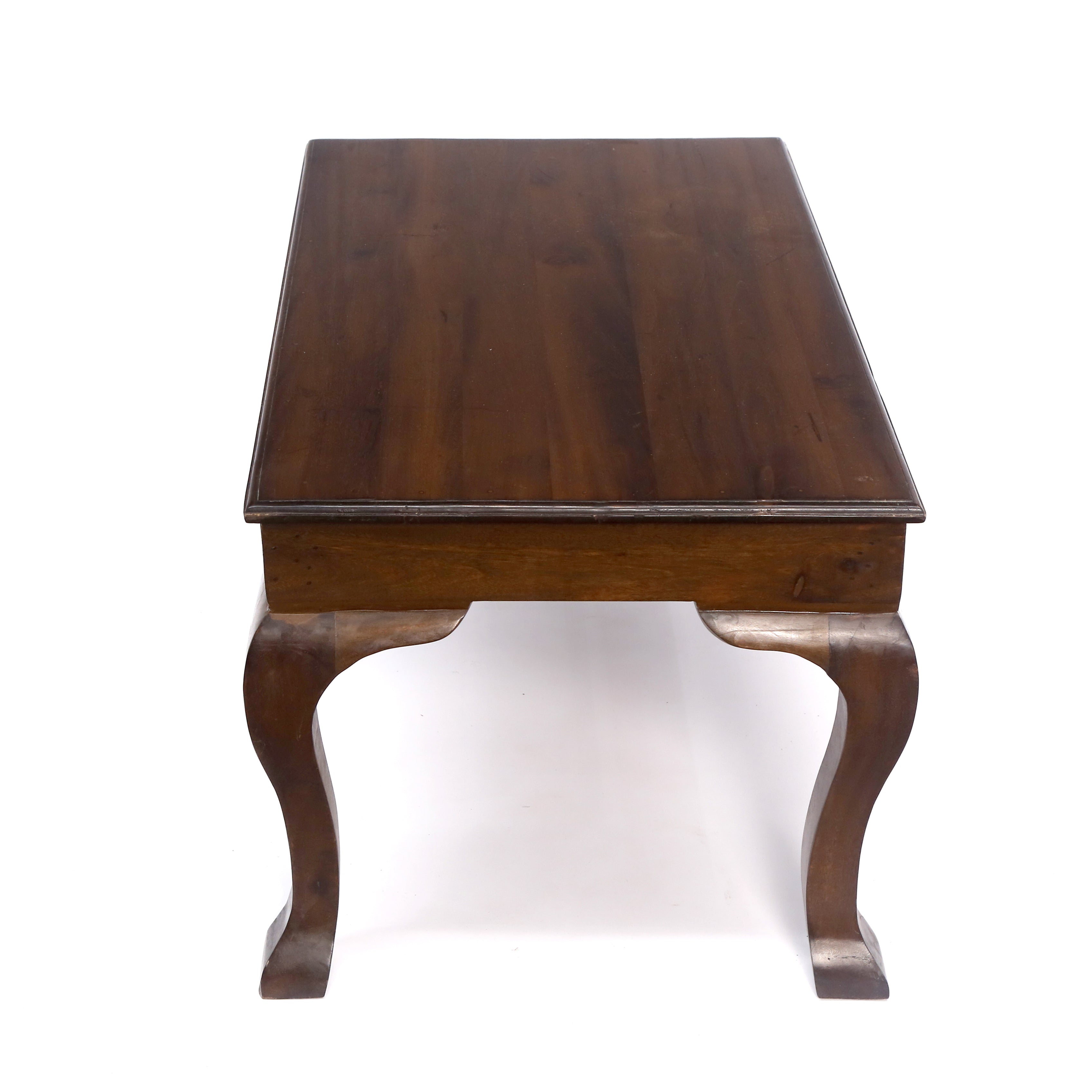 Dark Walnut Curved Legs Handmade Wooden Coffee Table Coffee Table