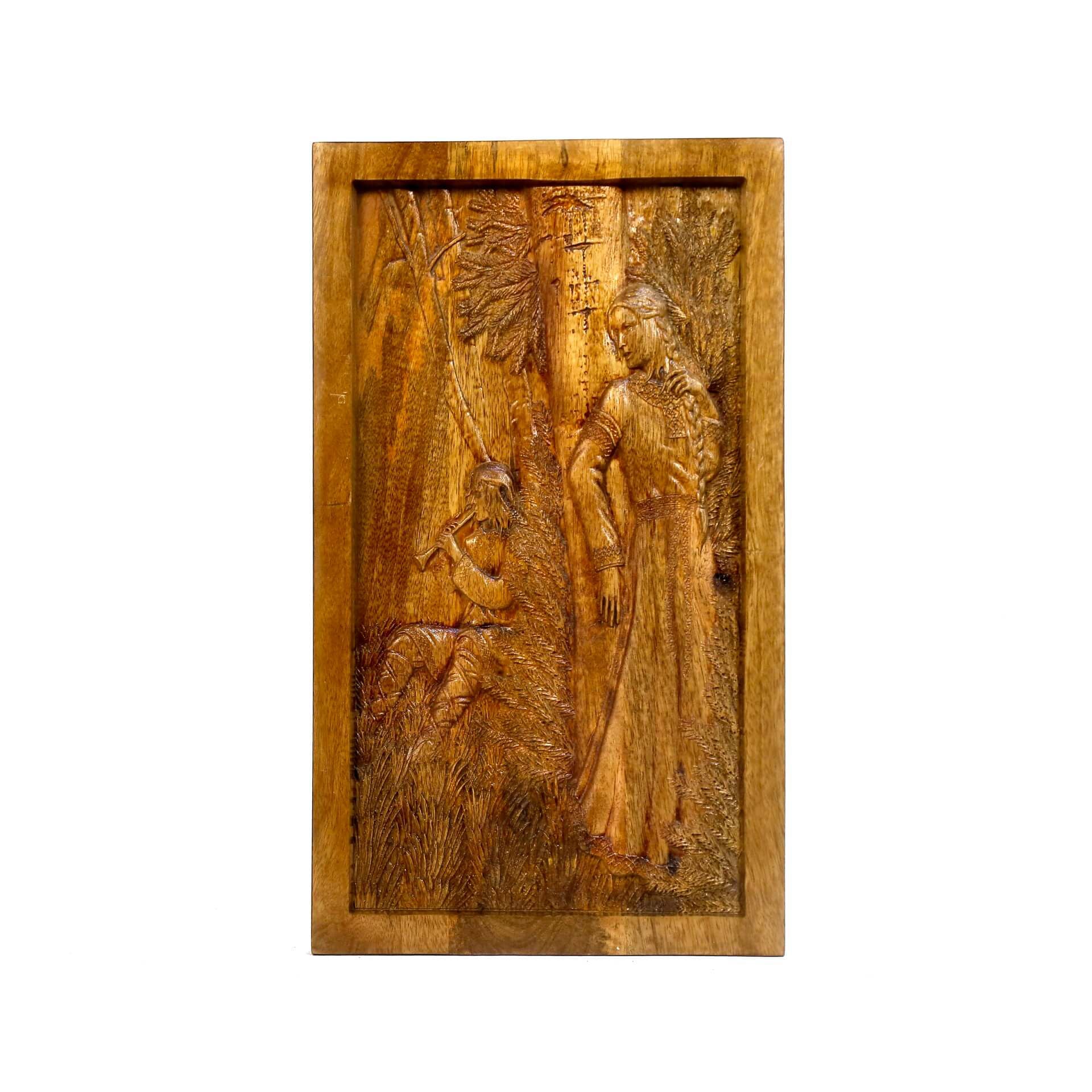 Hide and Seek Wooden Frame Artwork Wall Decor