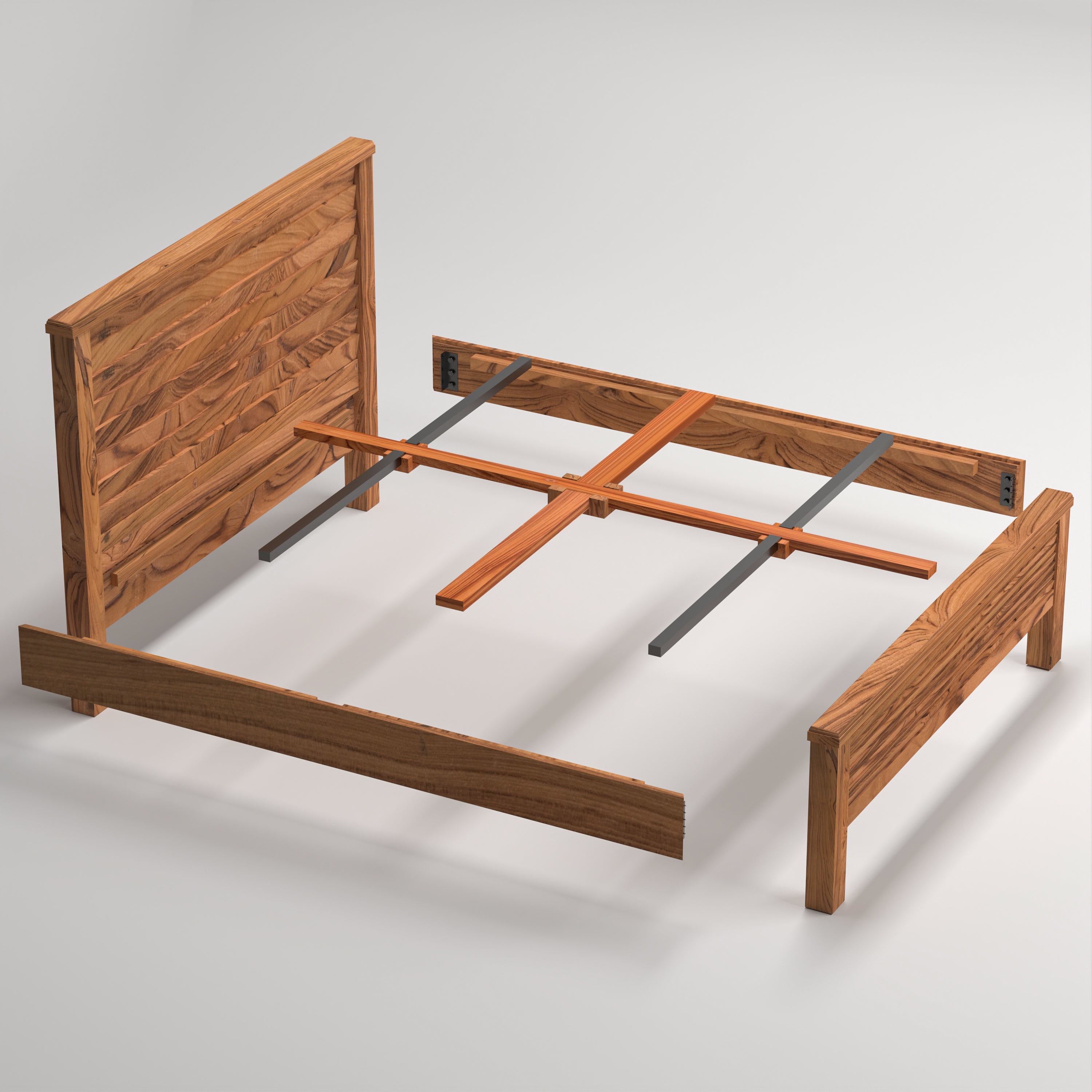 Cottage Look Bed (Teak wood) Bed
