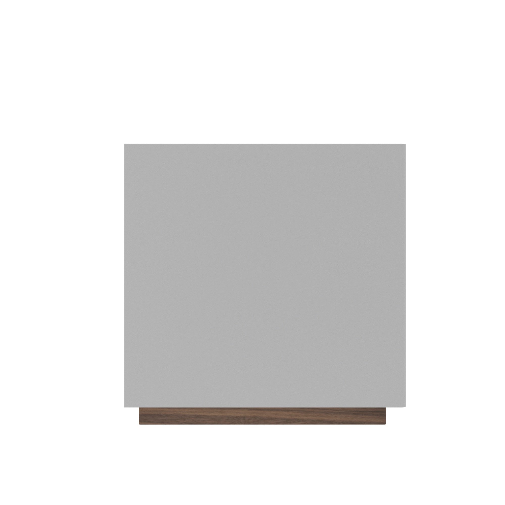 Modern Bedside Table with Open Shelf and Drawer Bedside