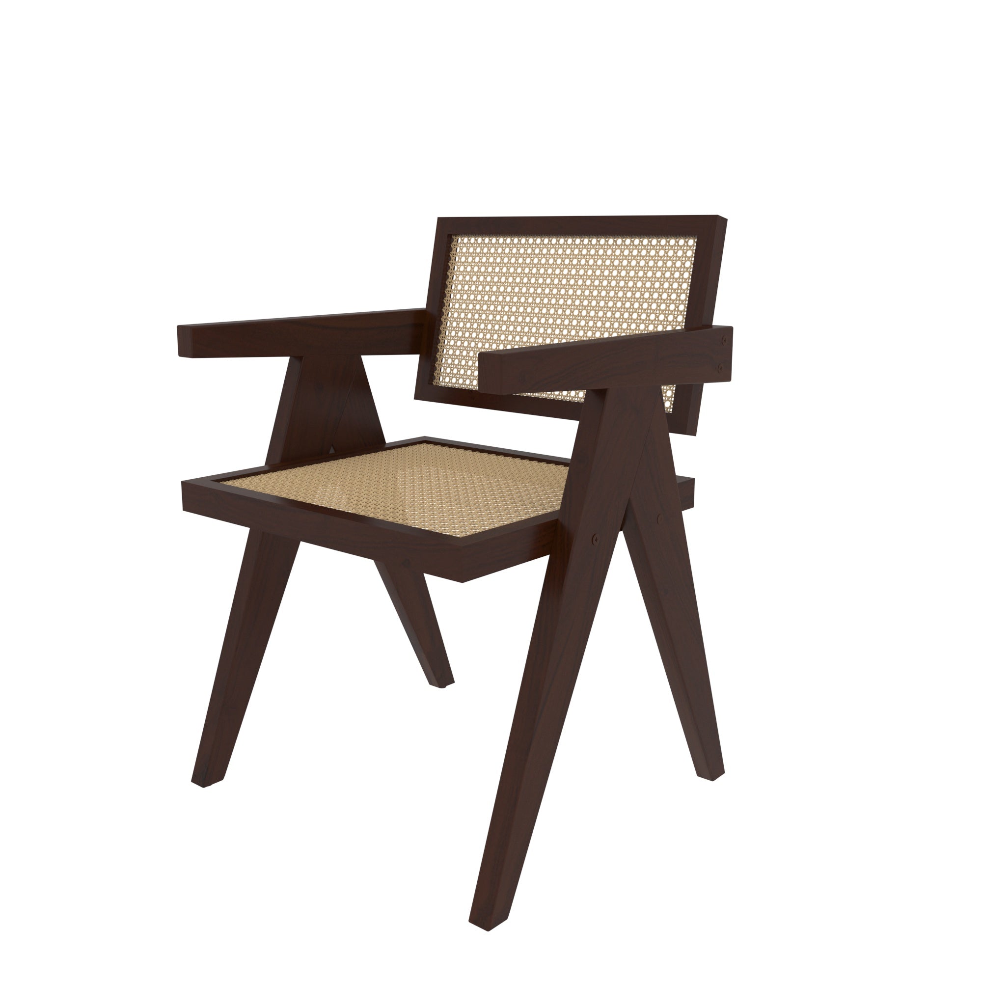Chandigarh cane dining chair Arm Chair