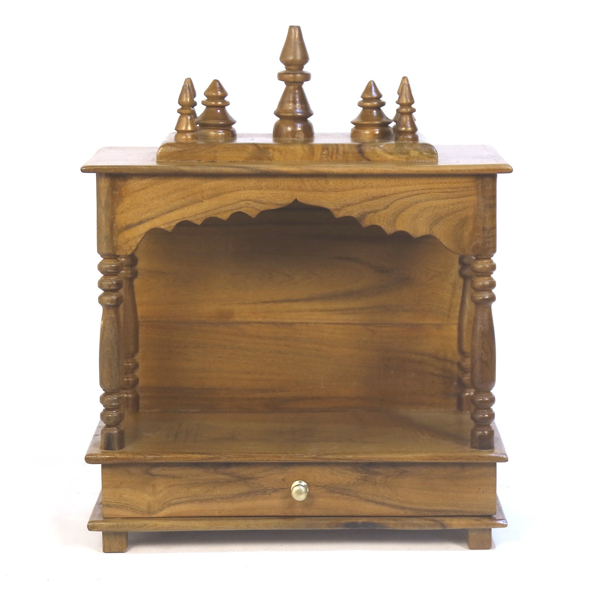 Intricately Carved Wooden Temple Temple