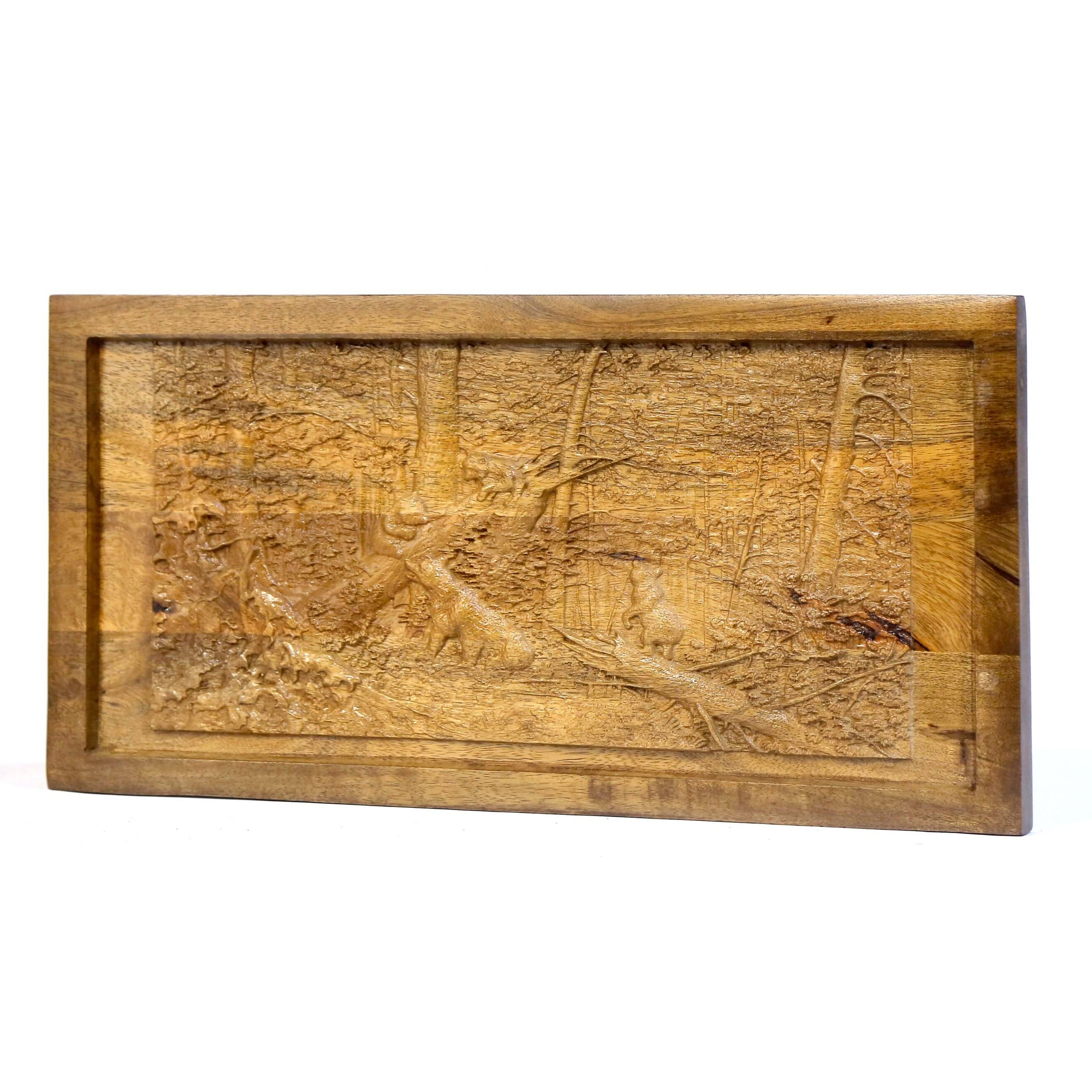 Wooden Wall Art with a Forest View Wall Decor