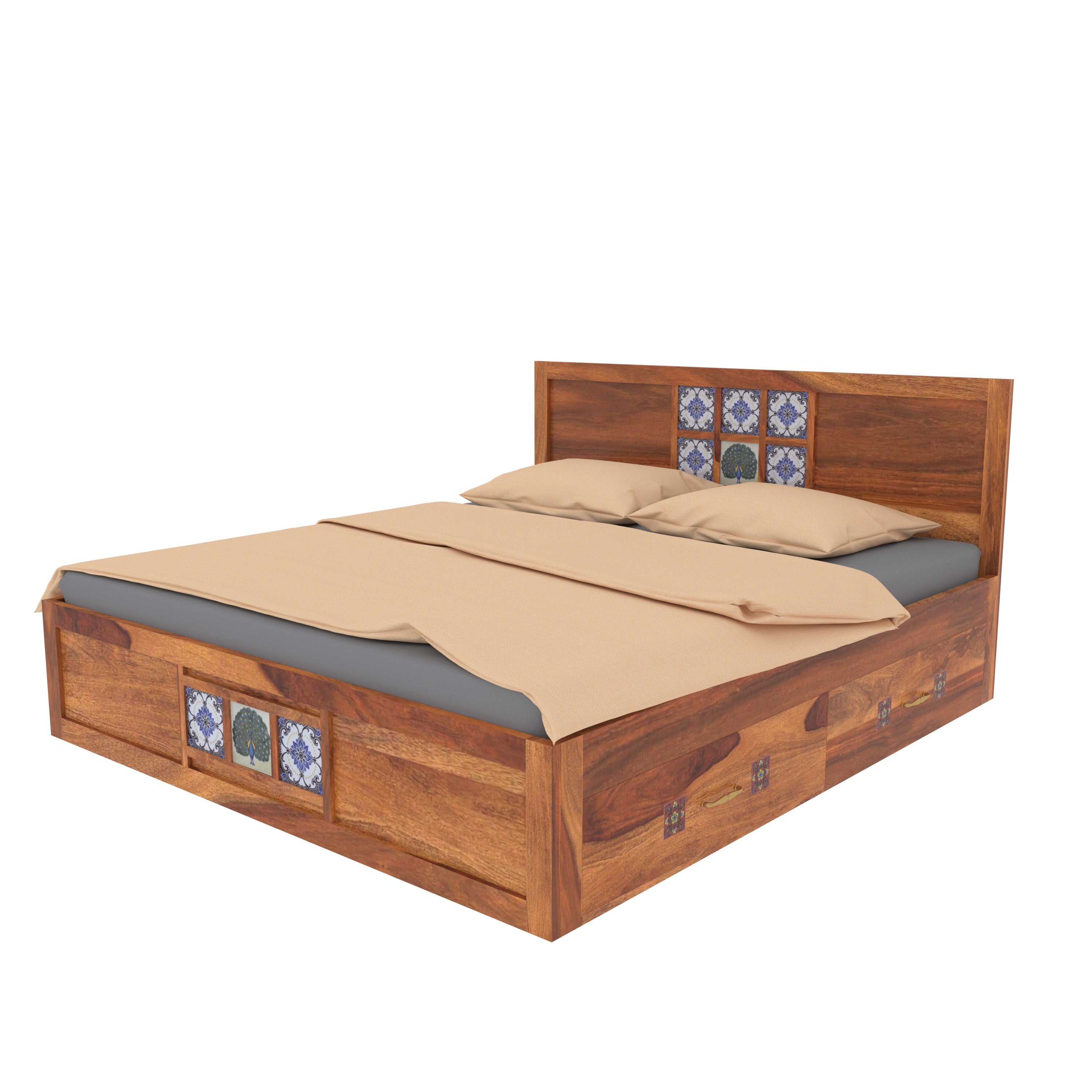Regal Comfort tile King Drawer storage Bed Bed