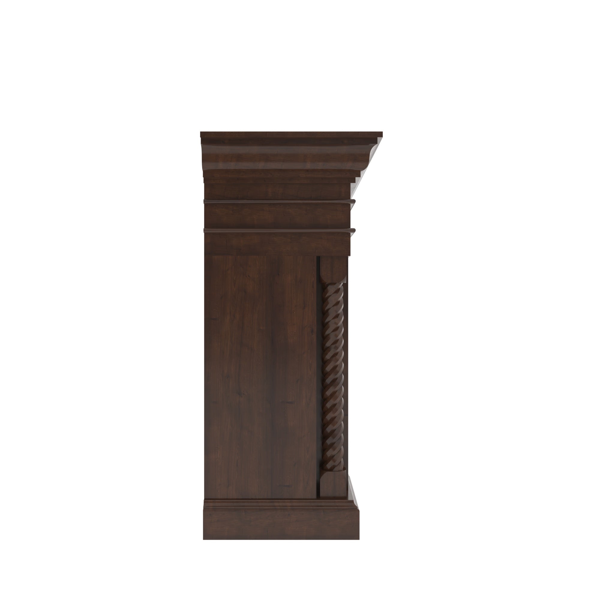 Classic Fireplace Mantel – Traditional Decorative Fireplace Frame with TV Stand Tv stand