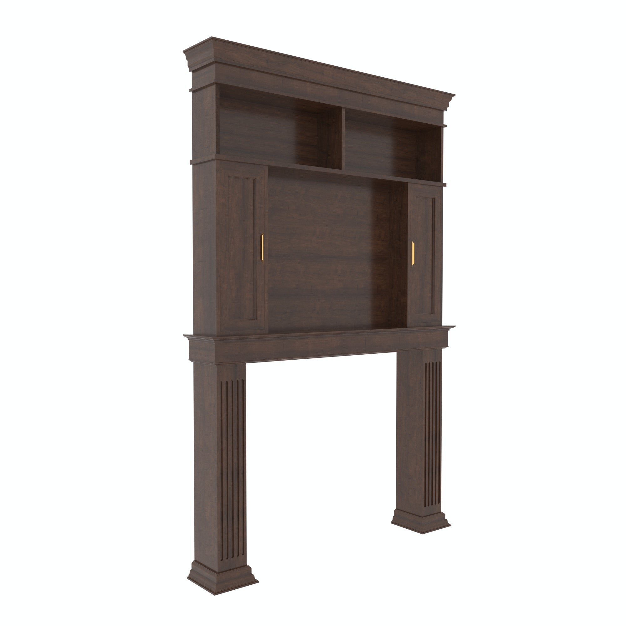 Classic Fireplace TV Unit with Display Shelving Tv stand