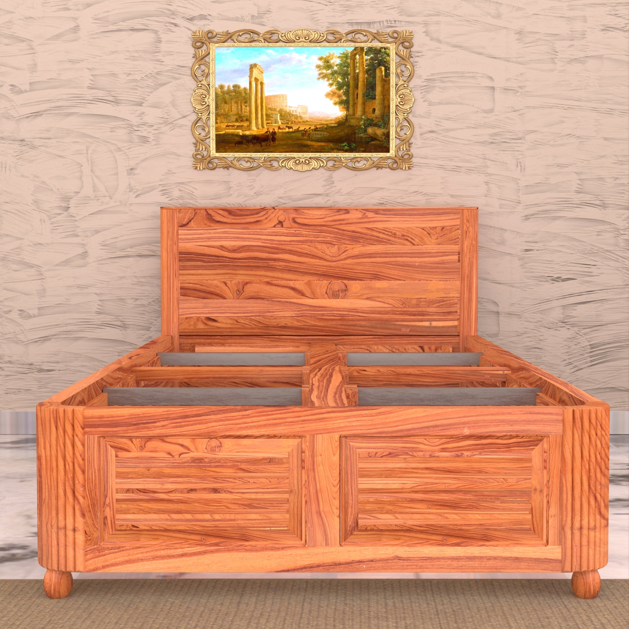 Bali Inspired Single person Bed Bed