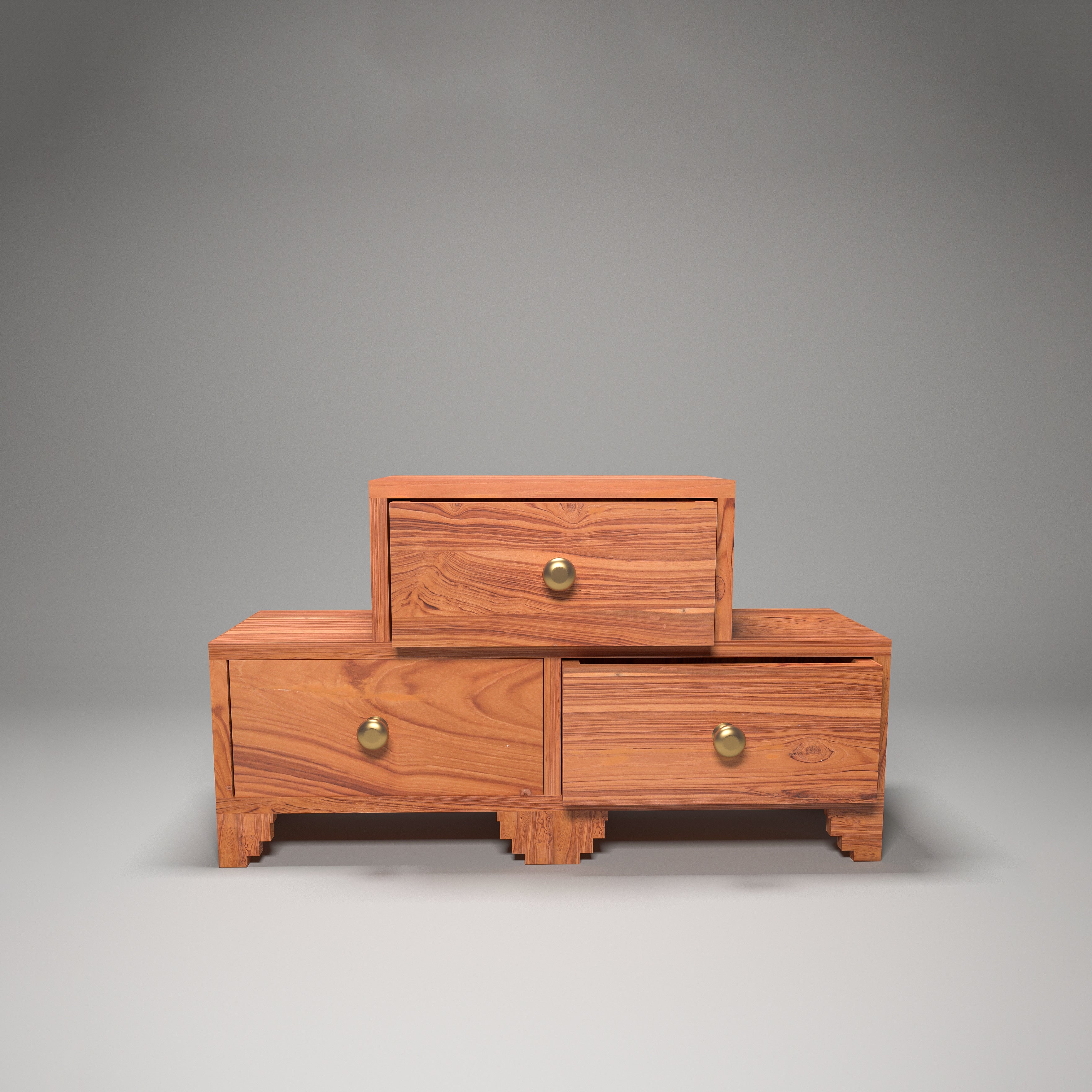 Triple Compartment Tower Premium Desk Organiser Desk Organizer