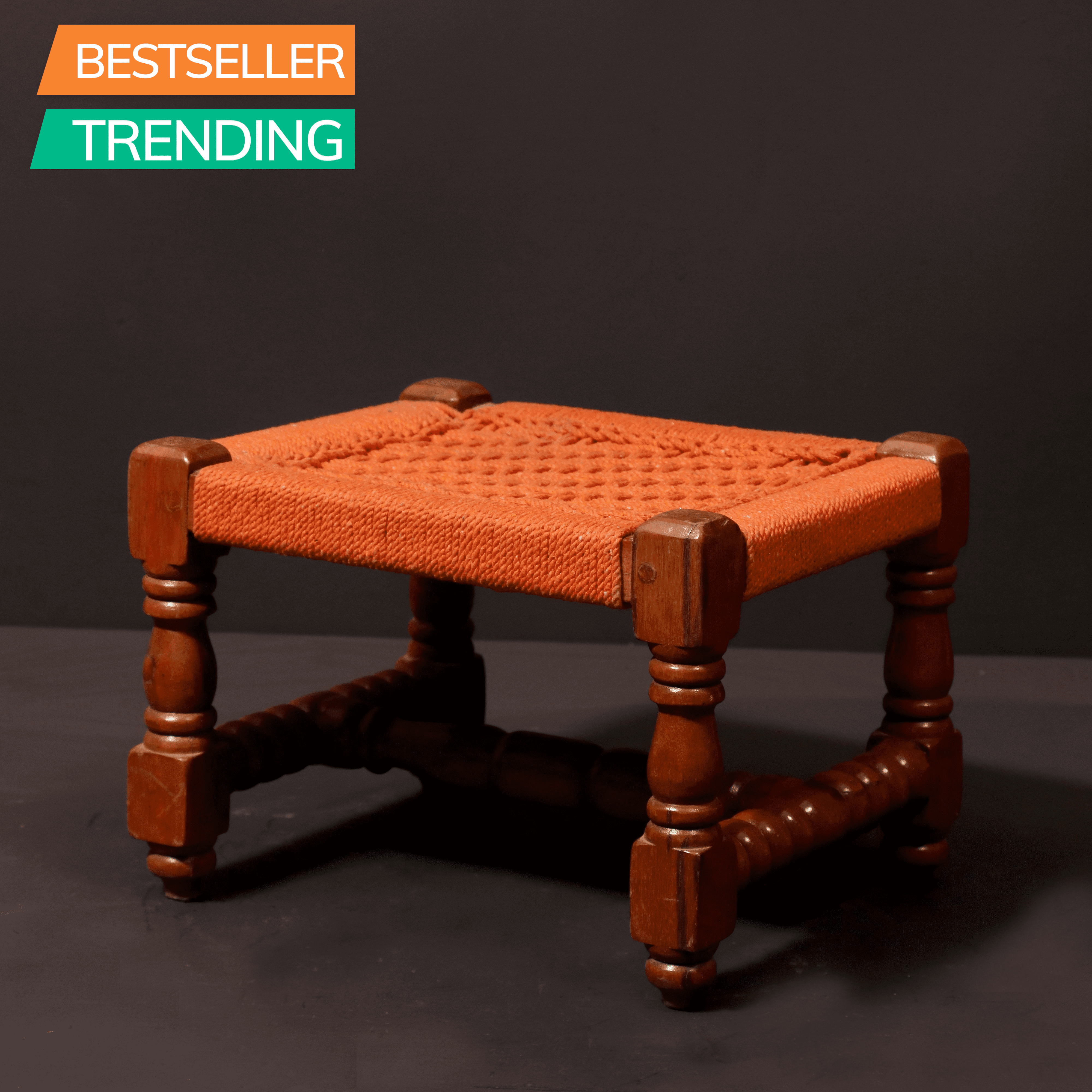 Woven Low Stool Stool